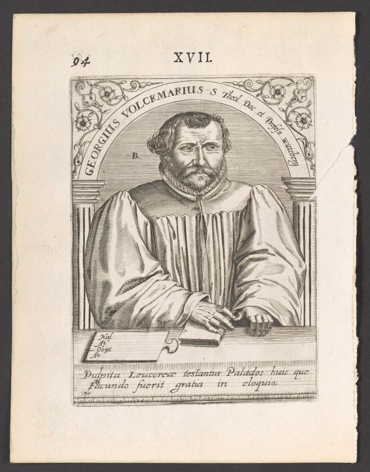 Porträt Johann Georg Volckmar (1567-1596) (Stiftung Händelhaus, Halle CC BY-NC-SA)