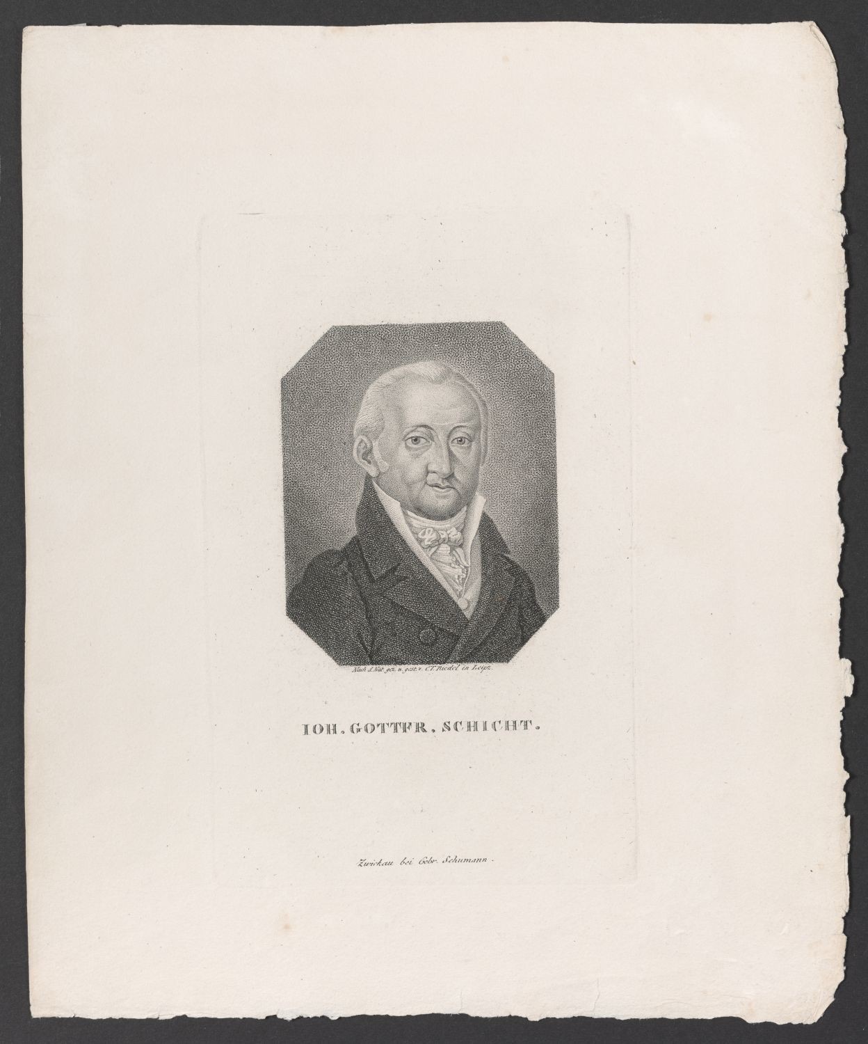 Porträt Johann Gottfried Schicht (1753-1823) (Stiftung Händelhaus, Halle CC BY-NC-SA)