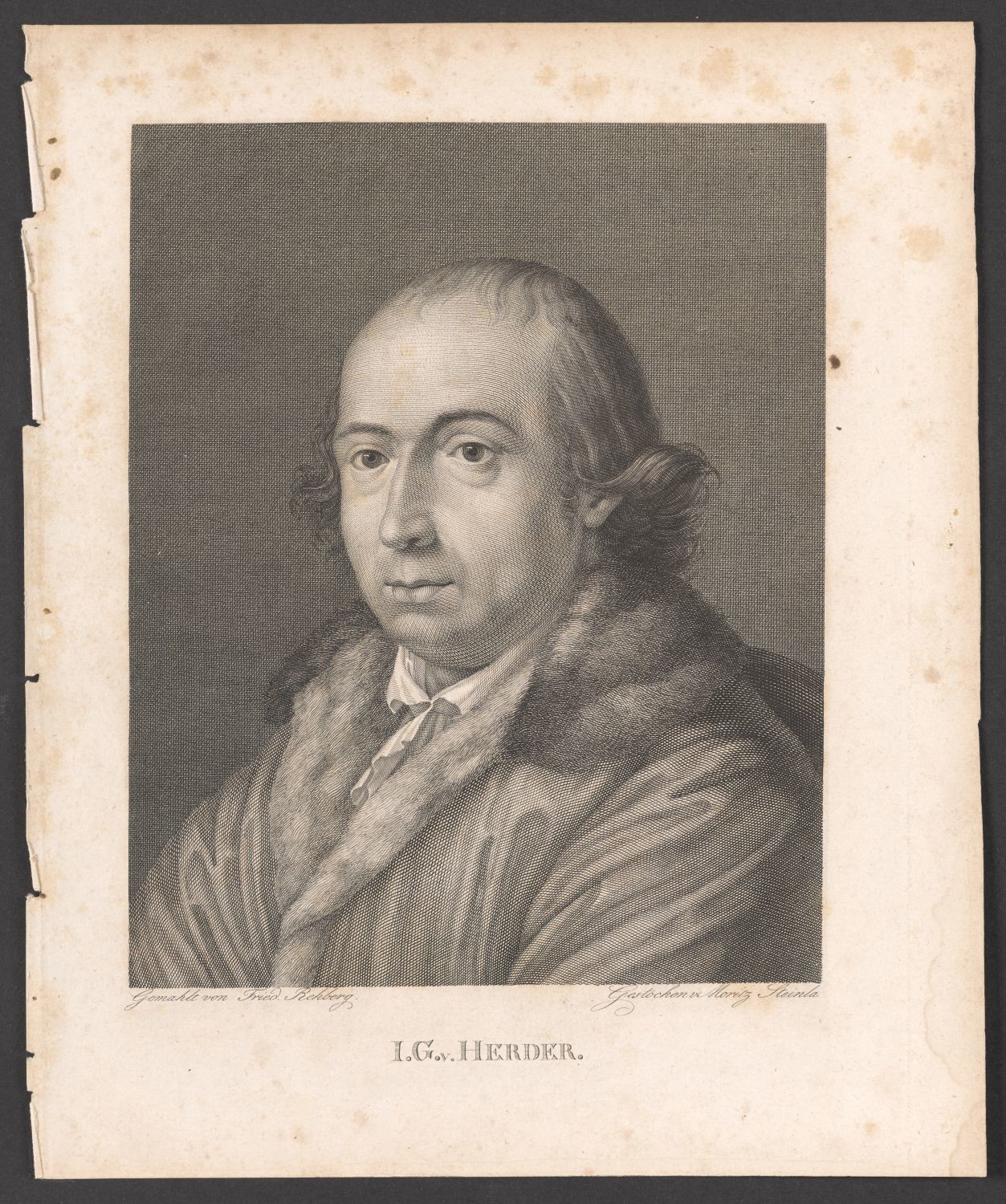 Porträt Johann Gottfried von Herder (1744-1803) (Stiftung Händelhaus, Halle CC BY-NC-SA)