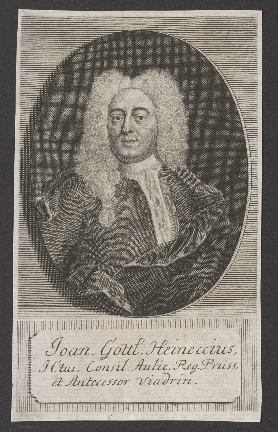 Porträt Johann Gottlieb Heineccius (1681-1741) (Stiftung Händelhaus, Halle CC BY-NC-SA)