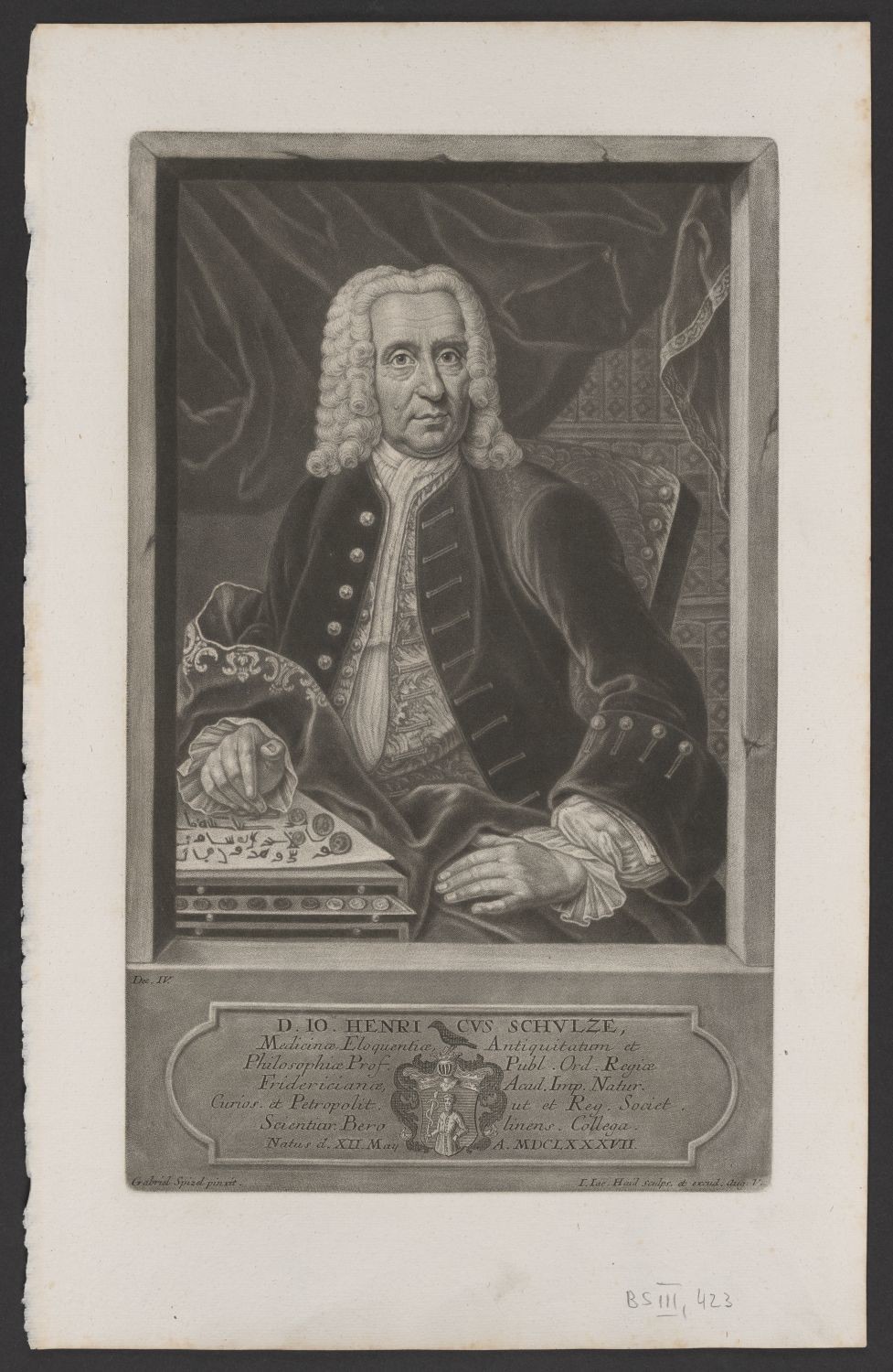 Porträt Johann Heinrich Schulze (1687-1744) (Stiftung Händelhaus, Halle CC BY-NC-SA)