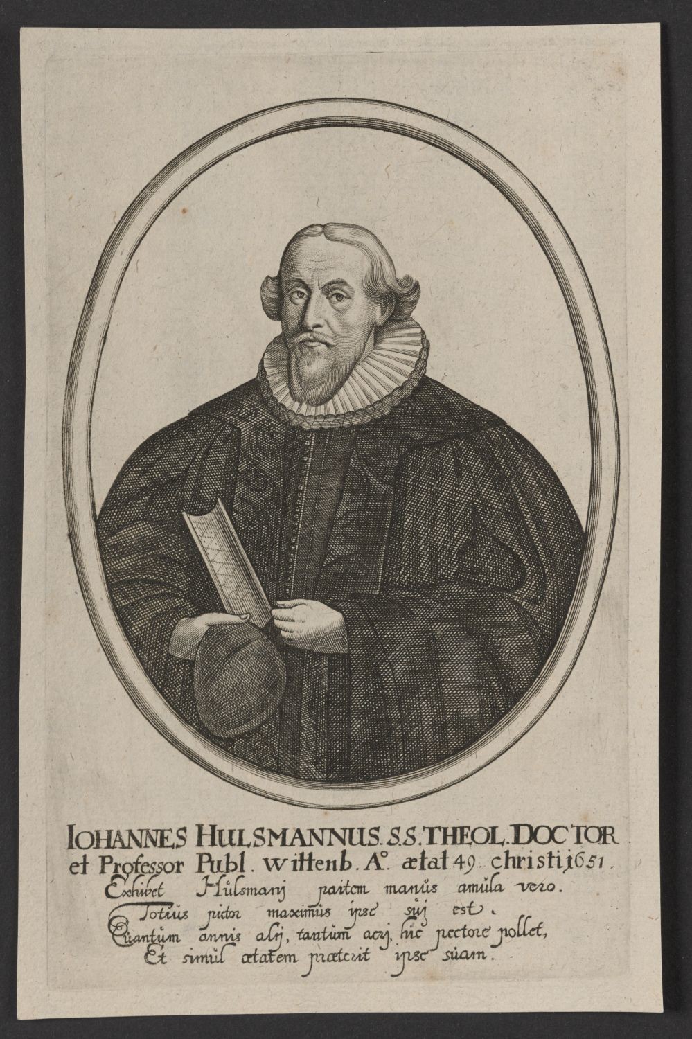 Porträt Johann Hülsemann (1602-1661) (Stiftung Händelhaus, Halle CC BY-NC-SA)