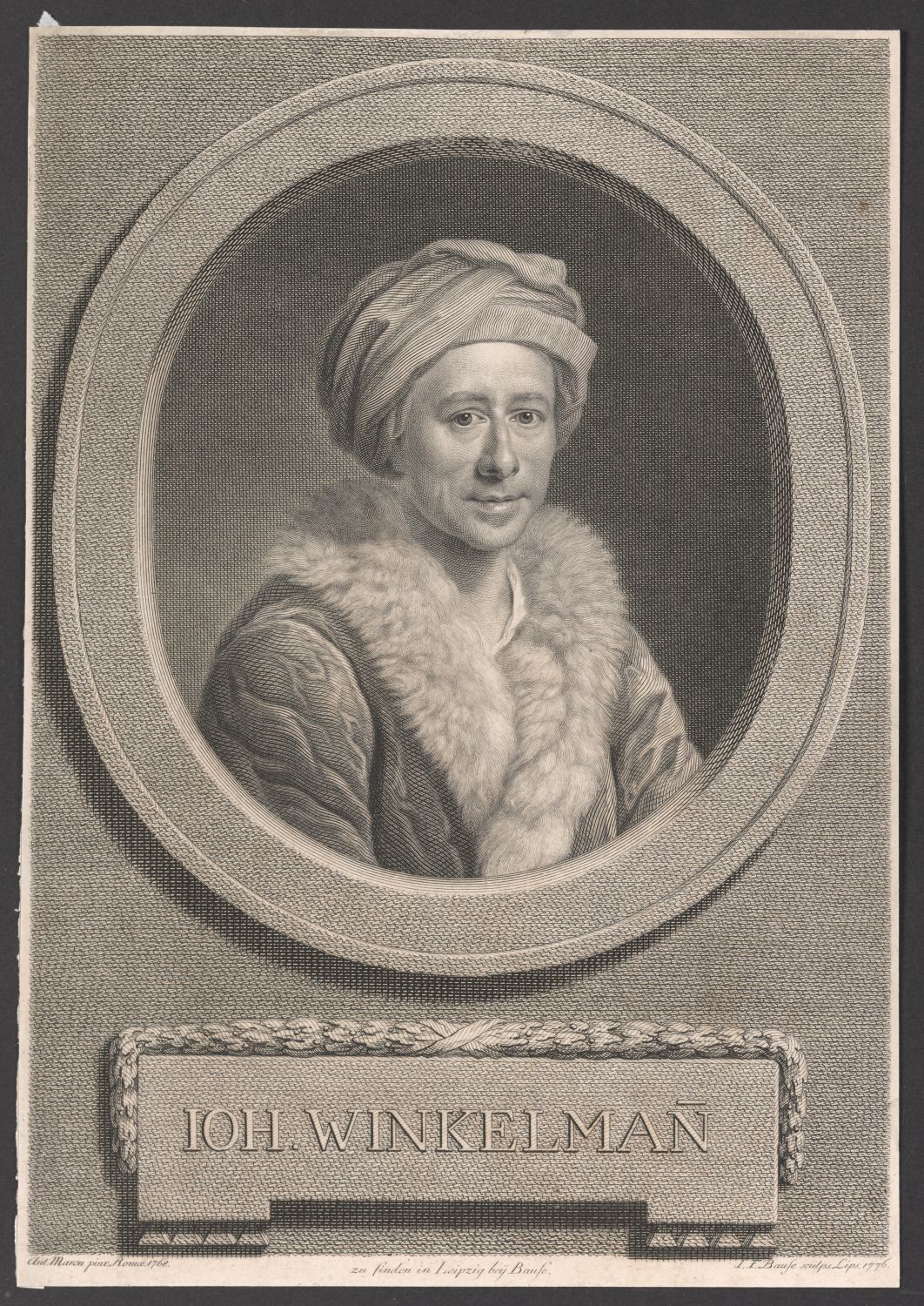 Porträt Johann Joachim Winckelmann (1717-1768) (Stiftung Händelhaus, Halle CC BY-NC-SA)