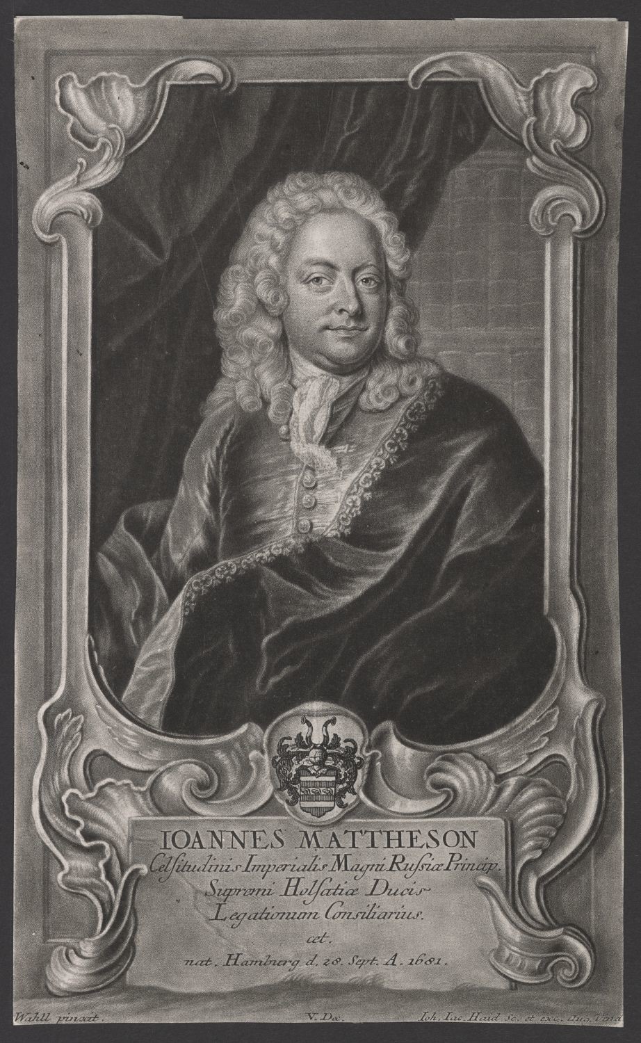 Porträt Johann Mattheson (1681-1764) (Stiftung Händelhaus, Halle CC BY-NC-SA)