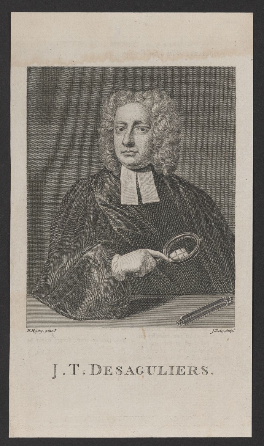 Porträt Johann Theophilus Desaguliers (1683-1744) (Stiftung Händelhaus, Halle CC BY-NC-SA)