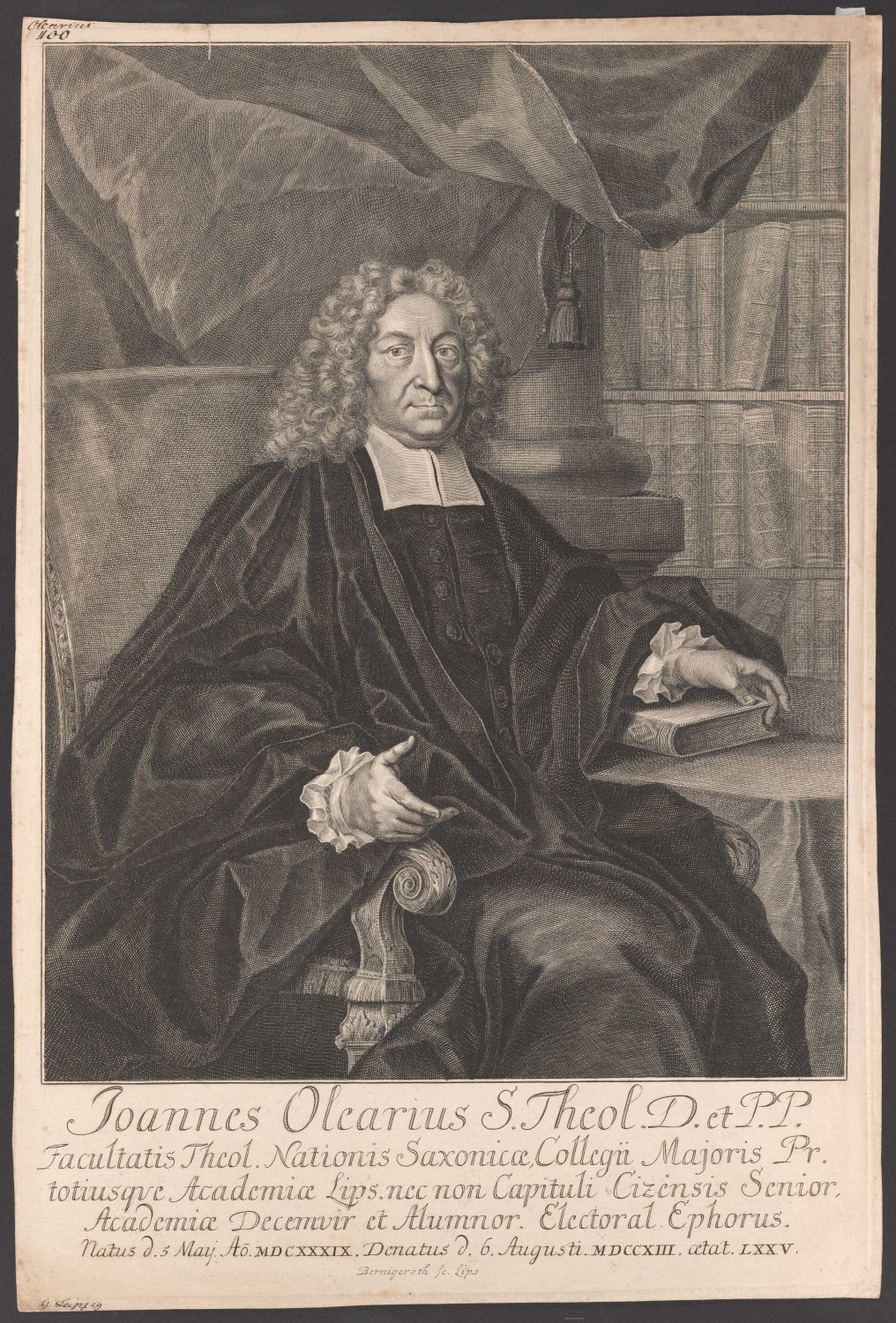 Porträt Johannes Olearius (1611-1684) (Stiftung Händelhaus, Halle CC BY-NC-SA)