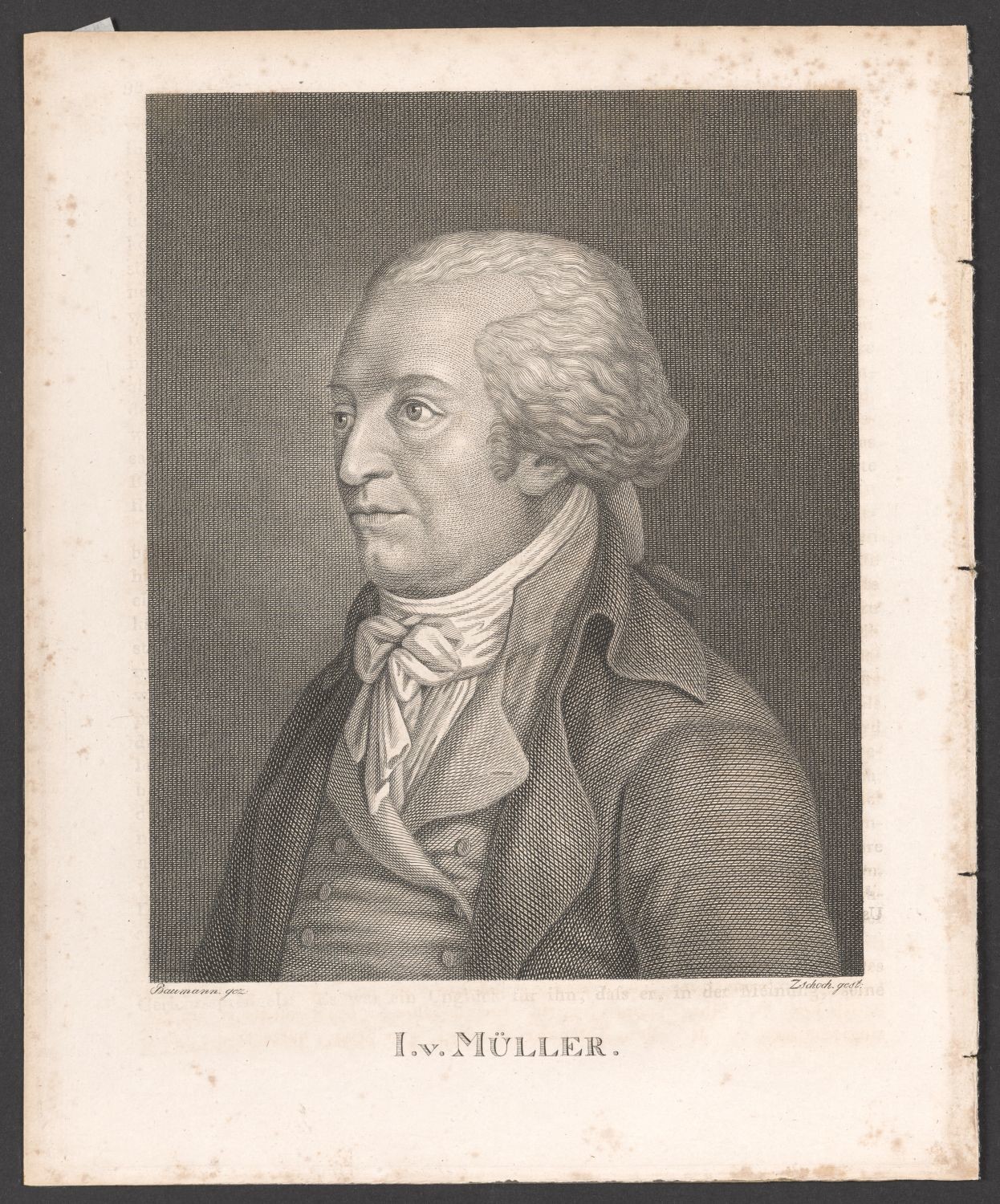 Porträt Johannes von Müller (1752-1809) (Stiftung Händelhaus, Halle CC BY-NC-SA)