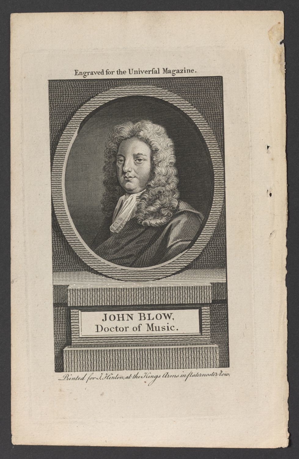 Porträt John Blow (1649-1708) (Stiftung Händelhaus, Halle CC BY-NC-SA)