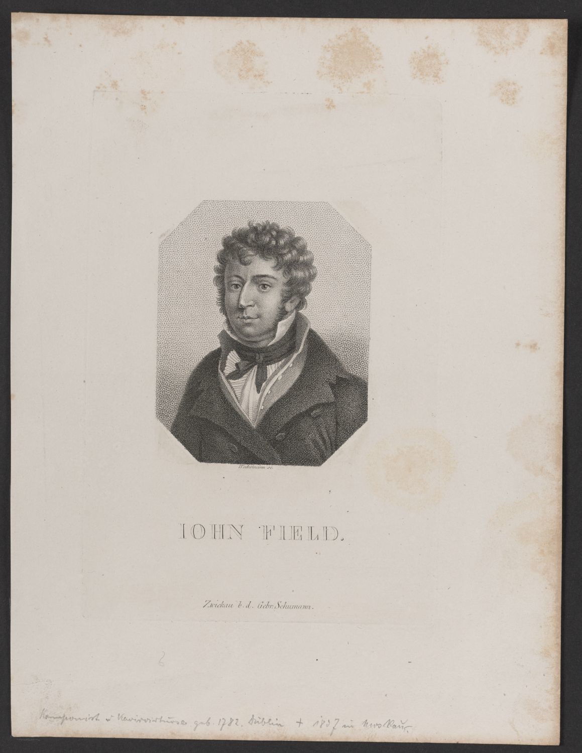 Porträt John Field (1782-1837) (Stiftung Händelhaus, Halle CC BY-NC-SA)