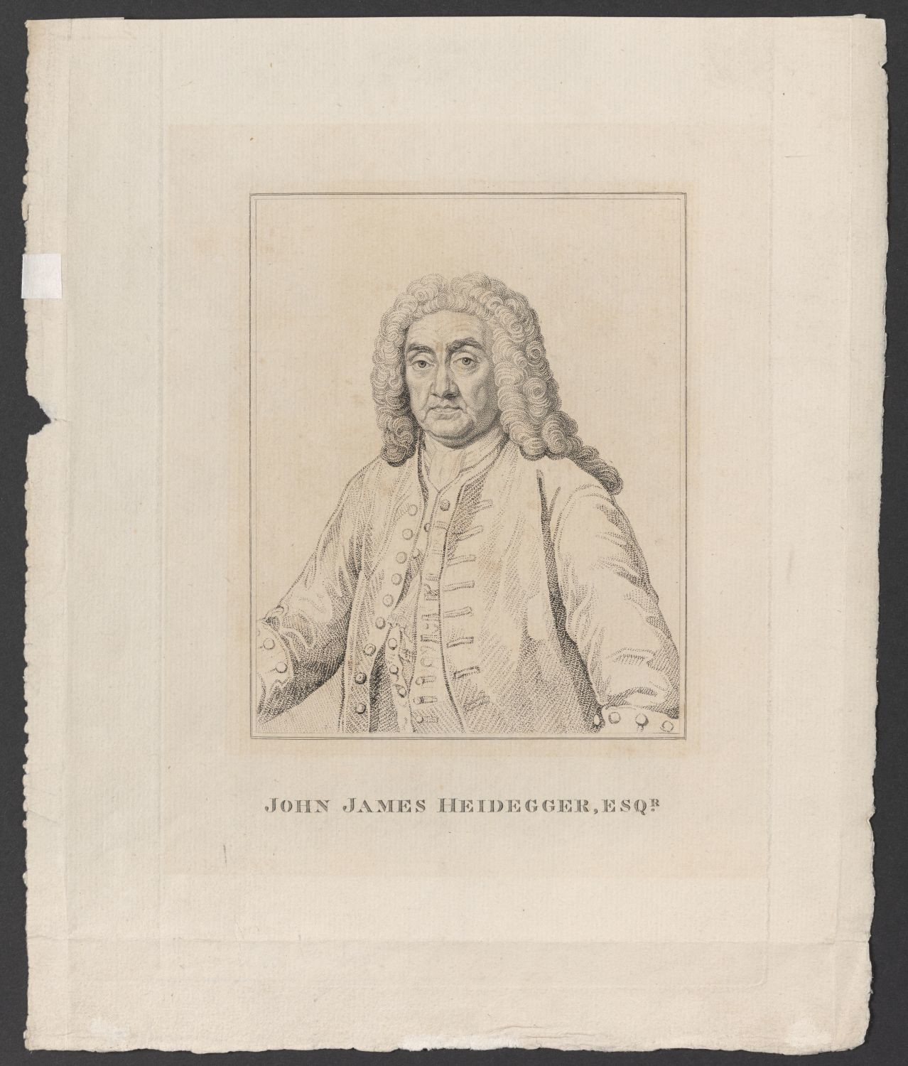 Porträt John James Heidegger (1659-1749) (Stiftung Händelhaus, Halle CC BY-NC-SA)