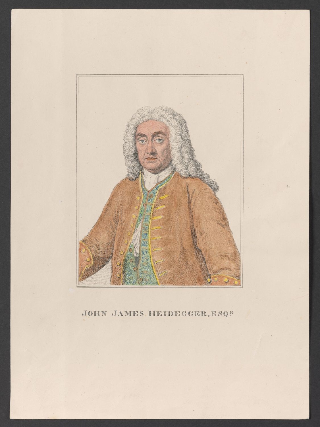 Porträt John James Heidegger (1659-1749) (Stiftung Händelhaus, Halle CC BY-NC-SA)