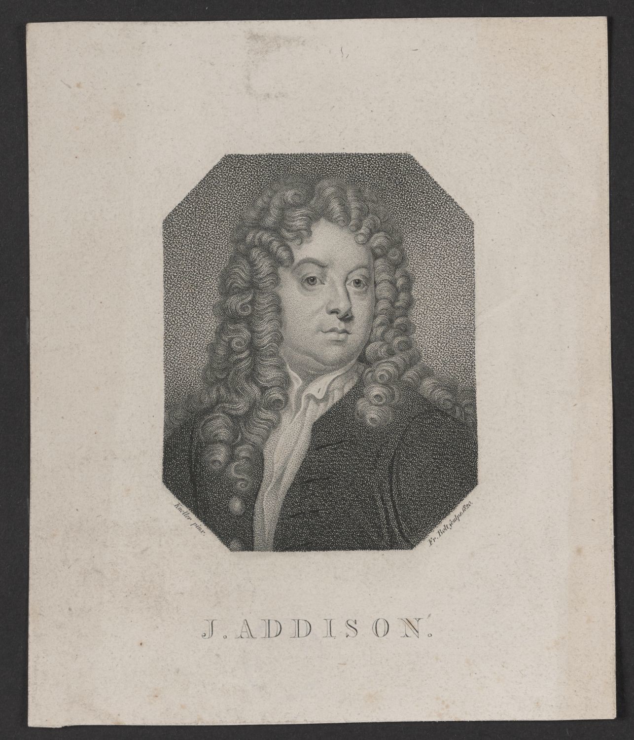 Porträt Joseph Addison (1672-1719) (Stiftung Händelhaus, Halle CC BY-NC-SA)