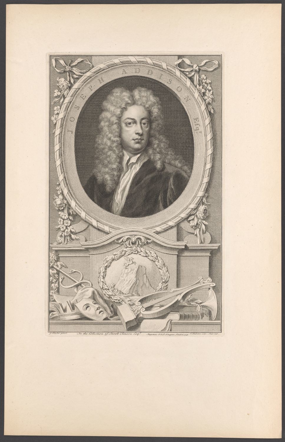 Porträt Joseph Addison (1672-1719) (Stiftung Händelhaus, Halle CC BY-NC-SA)