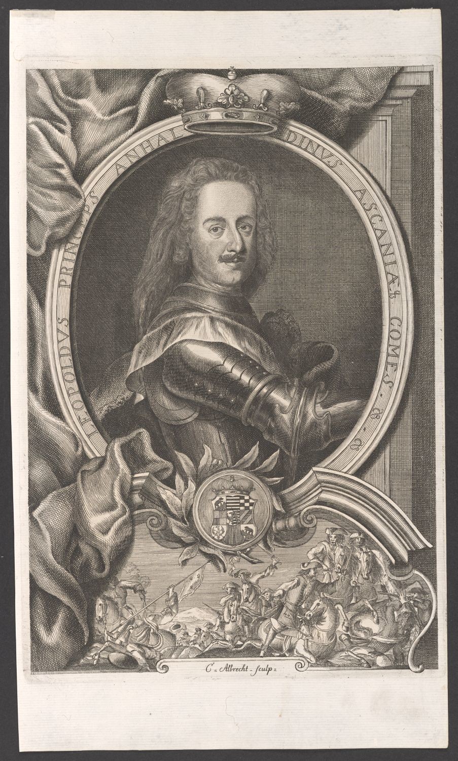 Porträt Leopold I., Fürst von Anhalt-Dessau (1676-1747) (Stiftung Händelhaus, Halle CC BY-NC-SA)