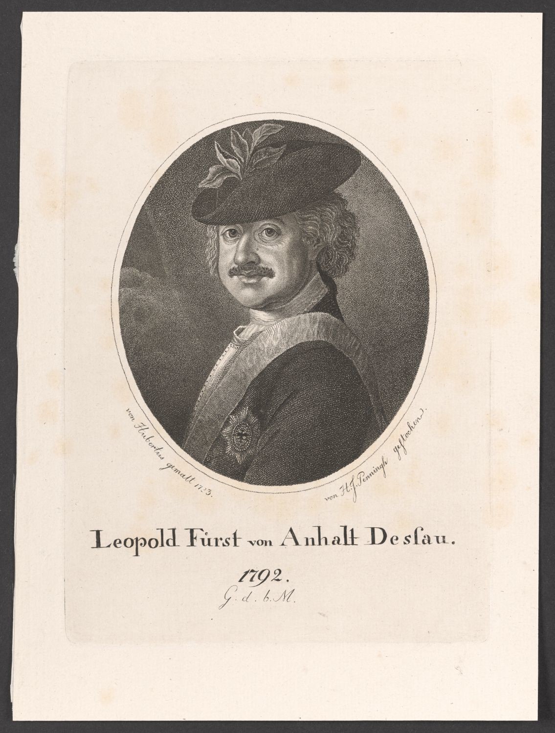Porträt Leopold I., Fürst von Anhalt-Dessau (1676-1747) (Stiftung Händelhaus, Halle CC BY-NC-SA)