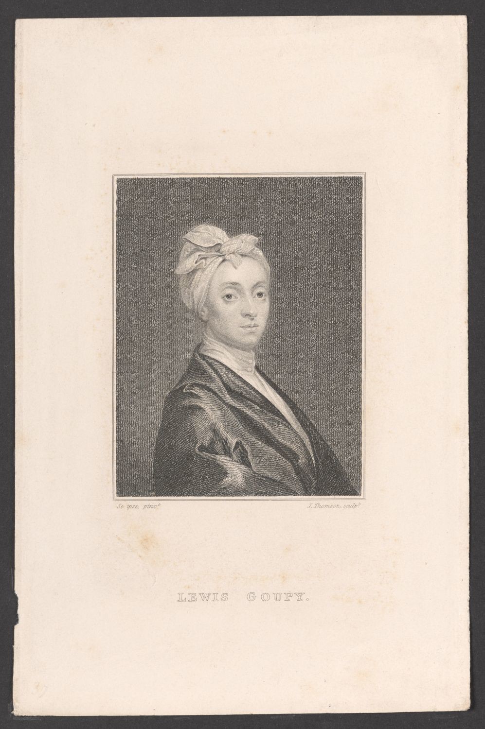 Porträt Lewis Goupy (1674-1747) (Stiftung Händelhaus, Halle CC BY-NC-SA)