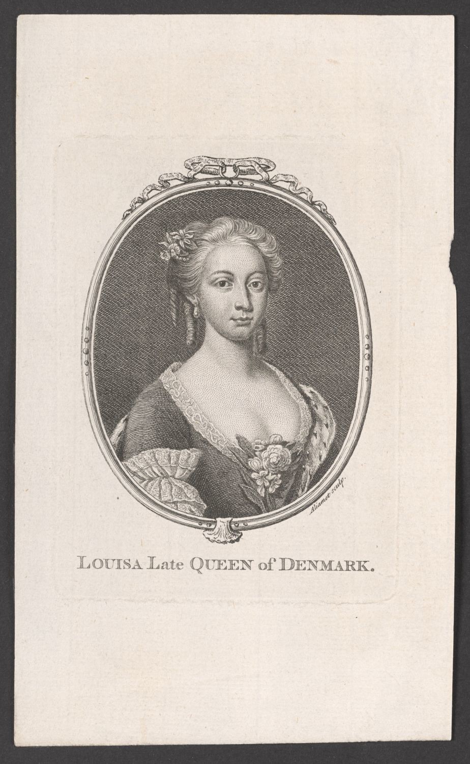 Porträt Louise von Großbritannien, Irland und Hannover, Königin von Dänemark (1724-1751) (Stiftung Händelhaus, Halle CC BY-NC-SA)