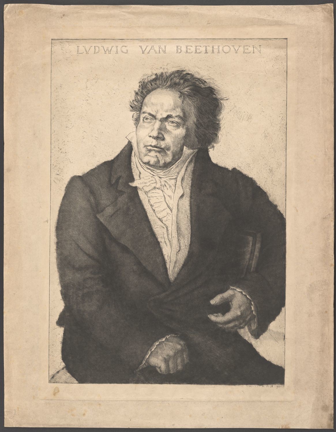 Porträt Ludwig van Beethoven (1770-1827) (Stiftung Händelhaus, Halle CC BY-NC-SA)