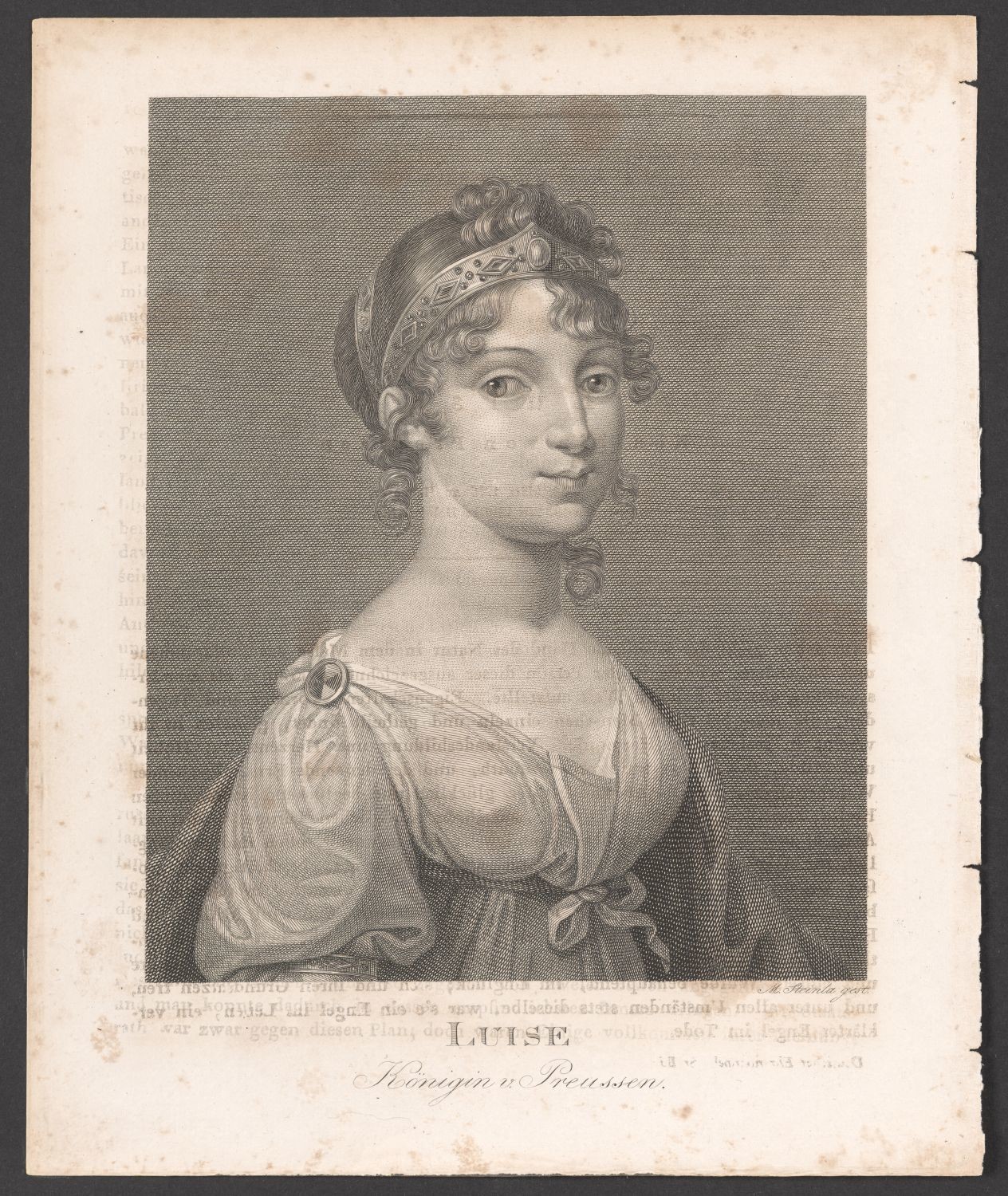 Porträt Luise, Herzogin zu Mecklenburg, Königin von Preußen (1776-1810) (Stiftung Händelhaus, Halle CC BY-NC-SA)