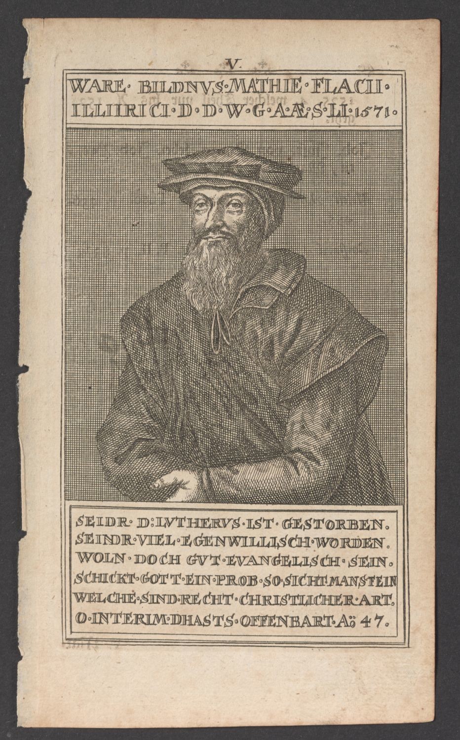 Porträt Matthias Flacius Illyricus (1520-1575) (Stiftung Händelhaus, Halle CC BY-NC-SA)