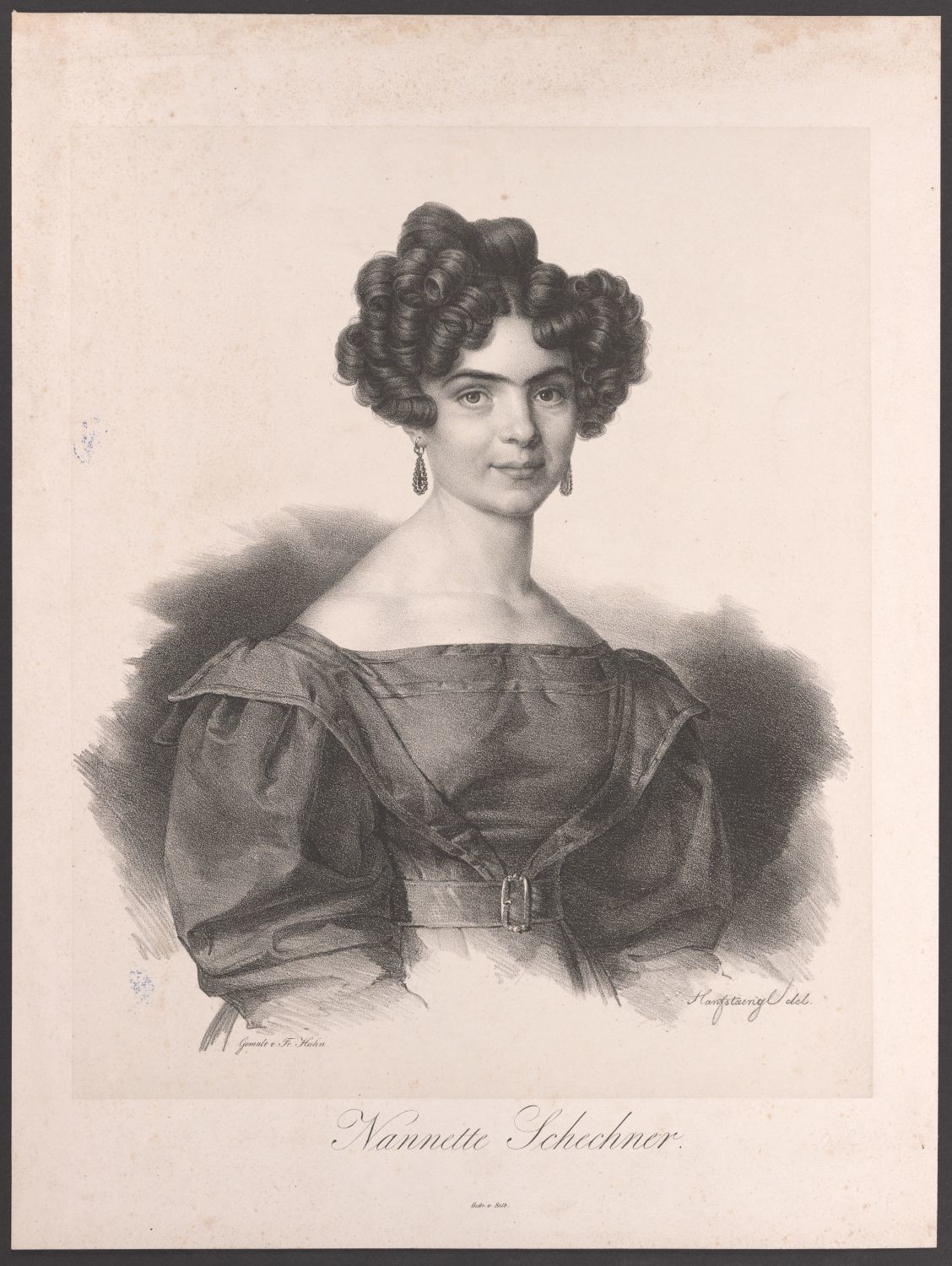 Porträt Nanette Schechner (1806-1860) (Stiftung Händelhaus, Halle CC BY-NC-SA)