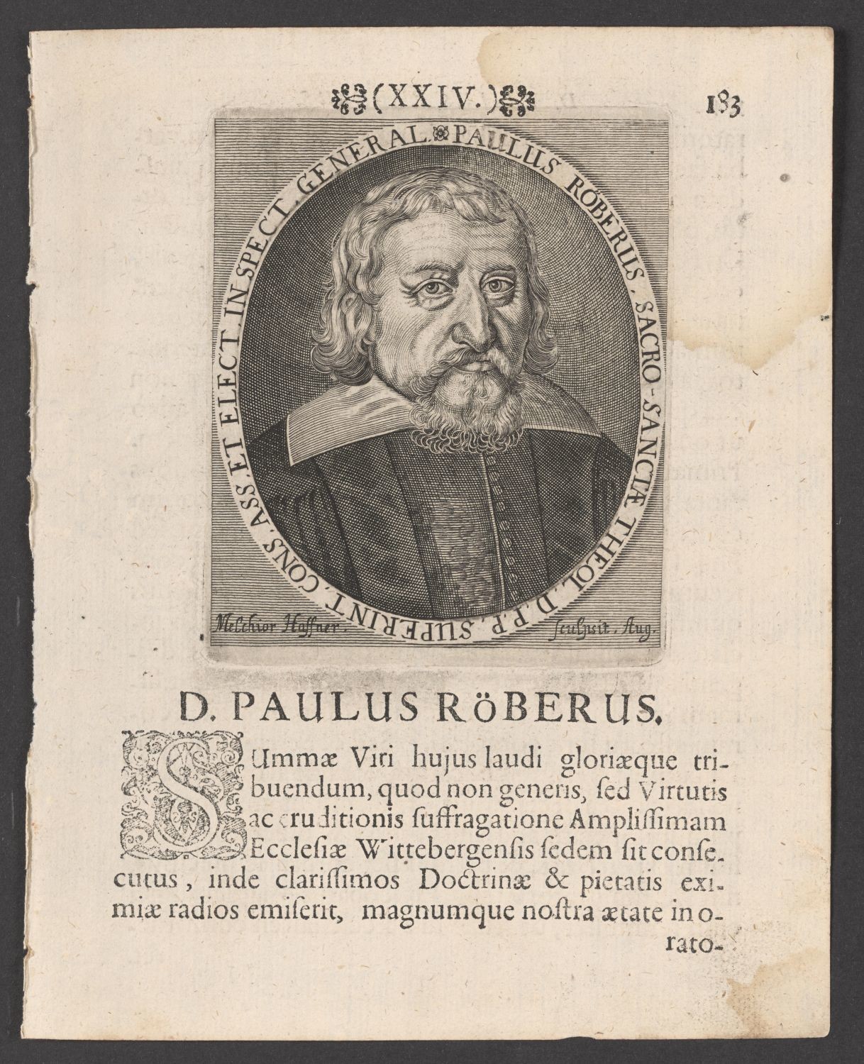 Porträt Paul Röber (1587-1651) (Stiftung Händelhaus, Halle CC BY-NC-SA)