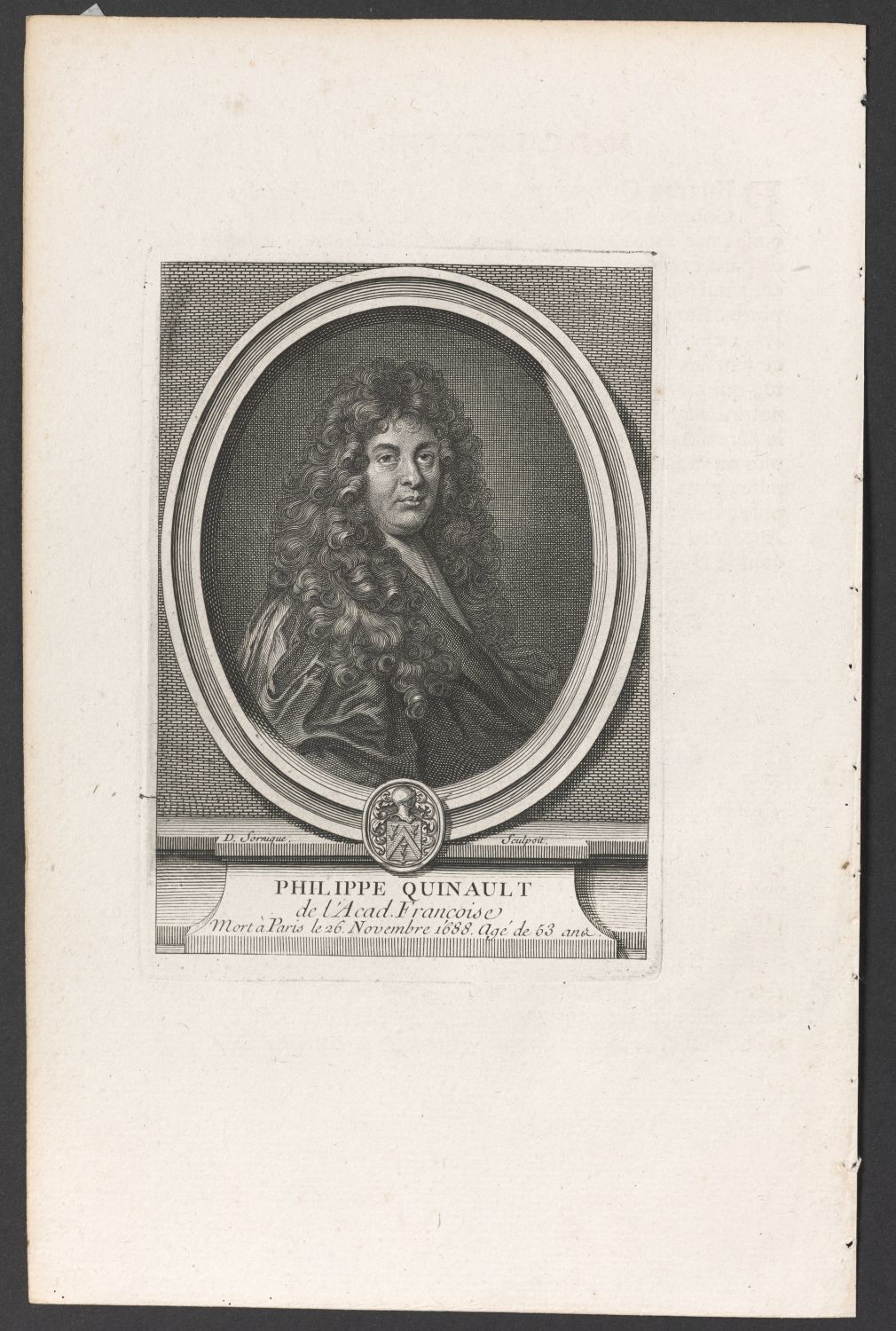 Porträt Philippe Quinault (1635-1688) (Stiftung Händelhaus, Halle CC BY-NC-SA)