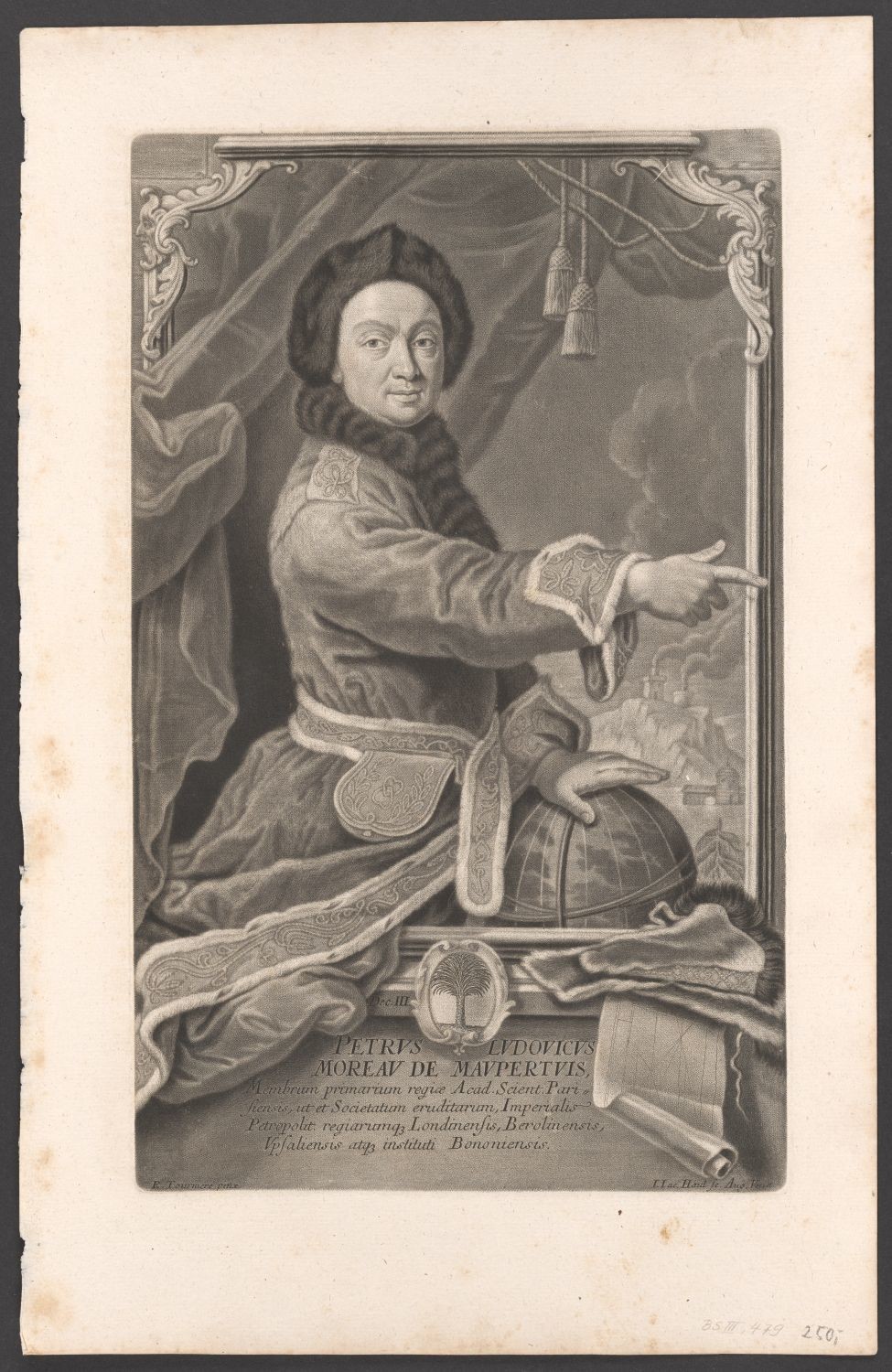 Porträt Pierre Louis Moreau de Maupertuis (1698-1759) (Stiftung Händelhaus, Halle CC BY-NC-SA)