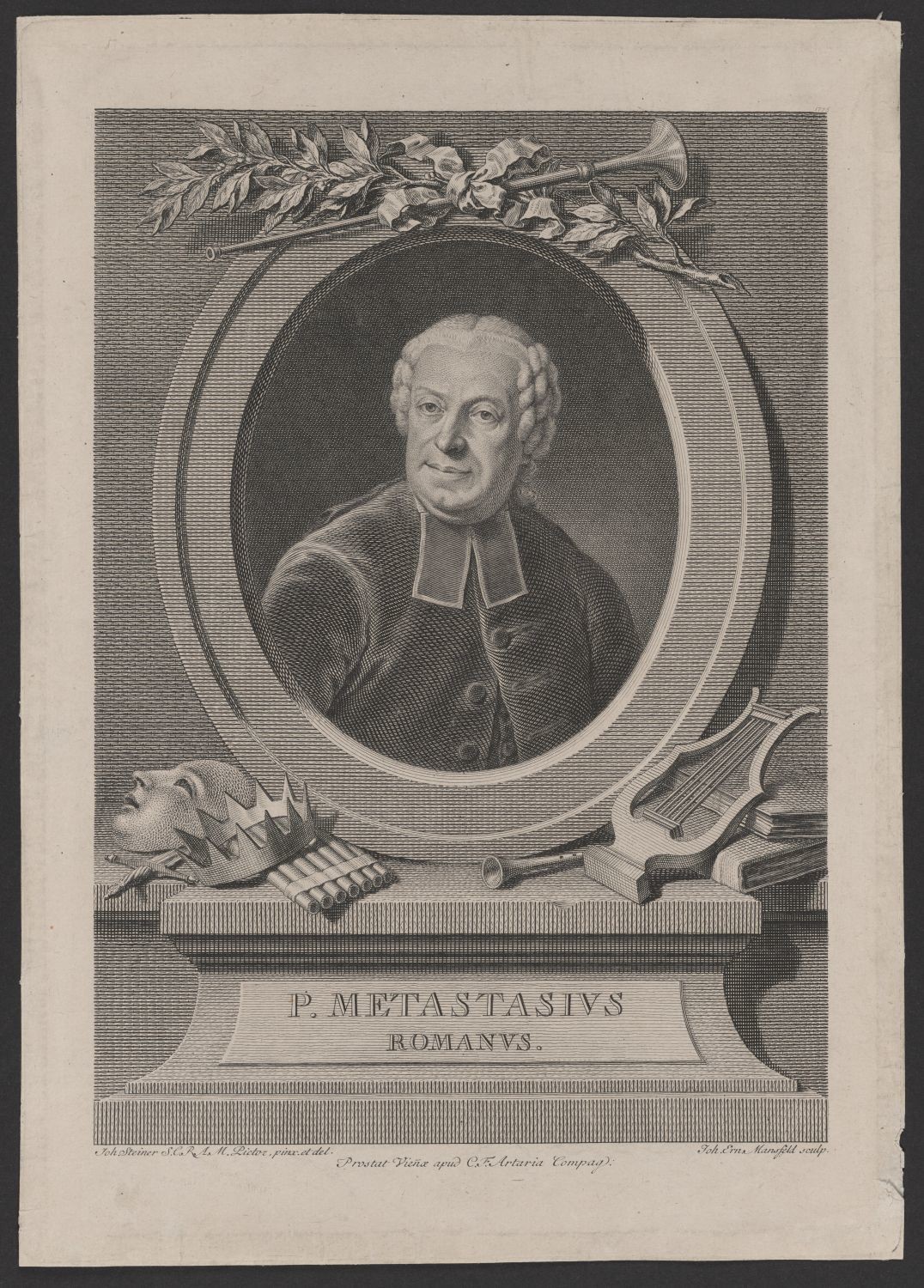 Porträt Pietro Antonio Metastasio (1698-1782) (Stiftung Händelhaus, Halle CC BY-NC-SA)