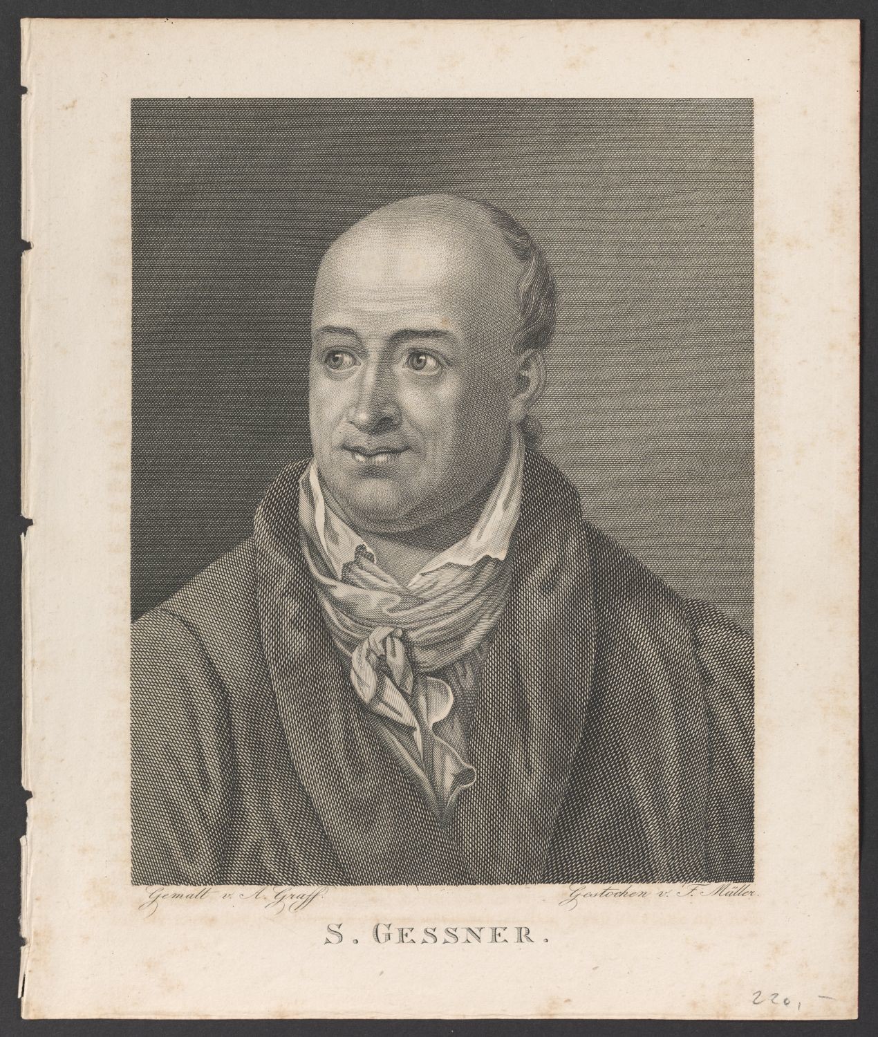 Porträt Salomon Gessner (1730-1788) (Stiftung Händelhaus, Halle CC BY-NC-SA)