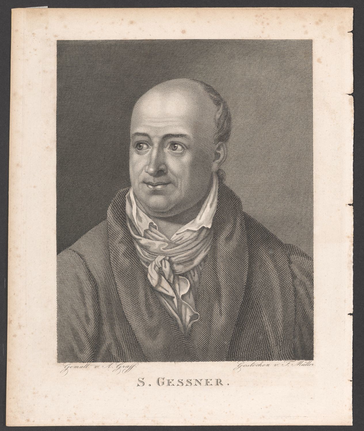 Porträt Salomon Gessner (1730-1788) (Stiftung Händelhaus, Halle CC BY-NC-SA)