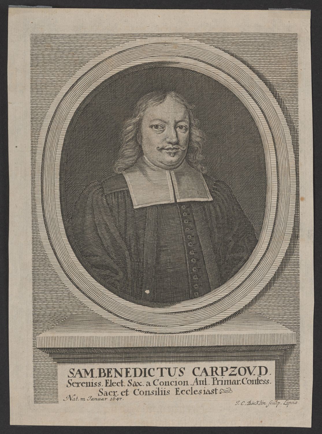 Porträt Samuel Benedict Carpzov (1647-1707) (Stiftung Händelhaus, Halle CC BY-NC-SA)