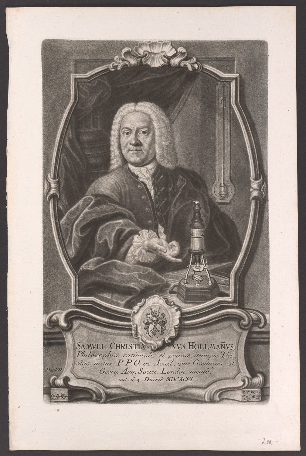 Porträt Samuel Christian Hollmann (1696-1787) (Stiftung Händelhaus, Halle CC BY-NC-SA)