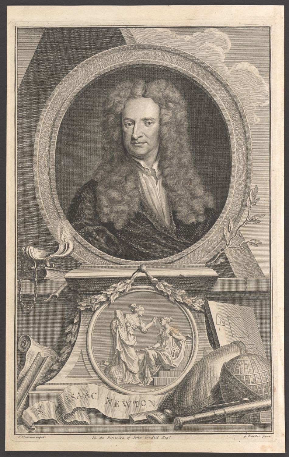 Porträt Sir Isaac Newton (1643-1727) (Stiftung Händelhaus, Halle CC BY-NC-SA)