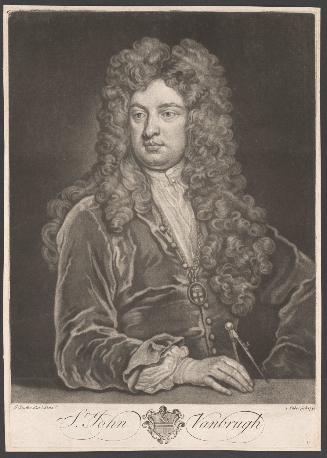 Porträt Sir John Vanbrugh (1664-1726) (Stiftung Händelhaus, Halle CC BY-NC-SA)
