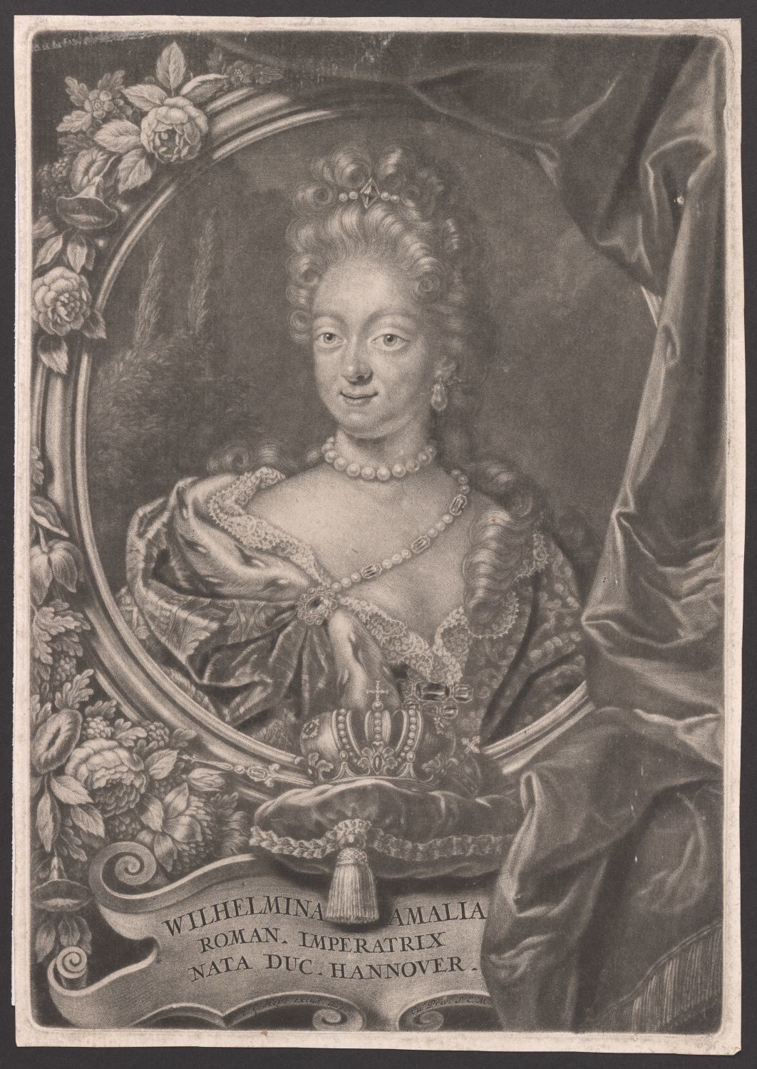 Porträt Wilhelmine Amalie von Braunschweig-Lüneburg (1673-1742) (Stiftung Händelhaus, Halle CC BY-NC-SA)