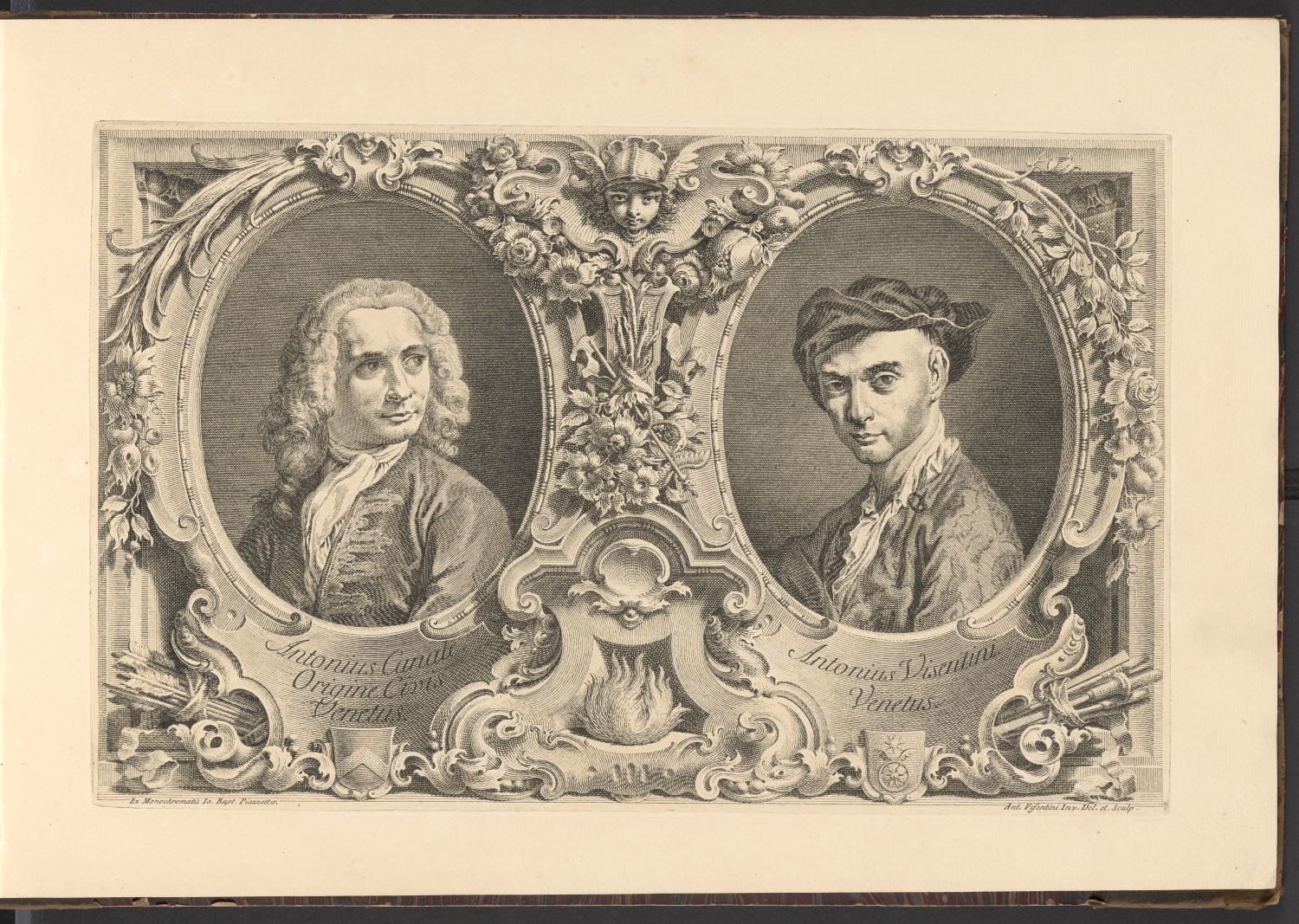 Porträts Antonio Visentini (1688-1782) und Canaletto (1697-1768) (Stiftung Händelhaus, Halle CC BY-NC-SA)