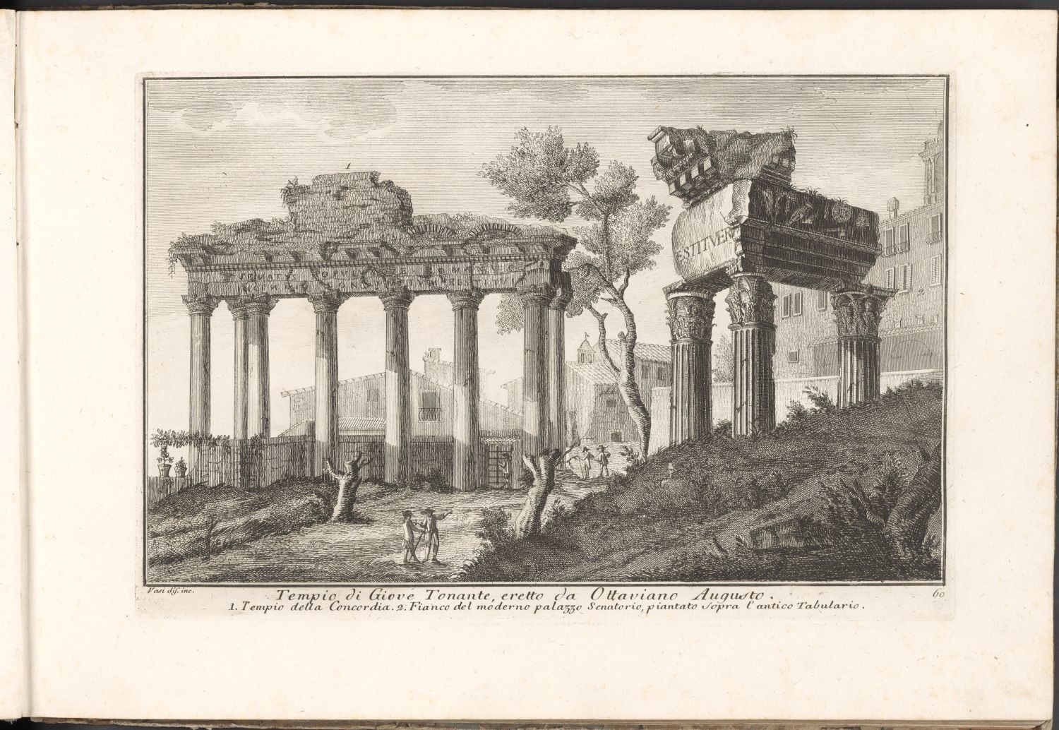 Rom, 60. Tempio di Giove Tonante, eretto da Ottaviano Augusto (Stiftung Händelhaus, Halle CC BY-NC-SA)