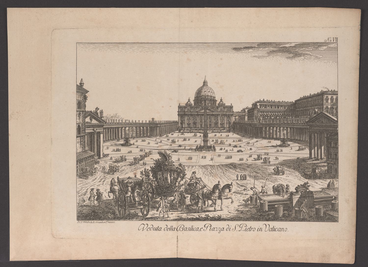 Rom, Basilica e Piazza di S. Pietro in Vaticano (Stiftung Händelhaus, Halle CC BY-NC-SA)