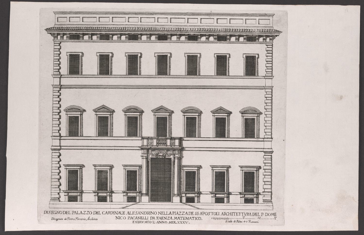 Rom, Palazzo Bonelli, Fassade (Stiftung Händelhaus, Halle CC BY-NC-SA)