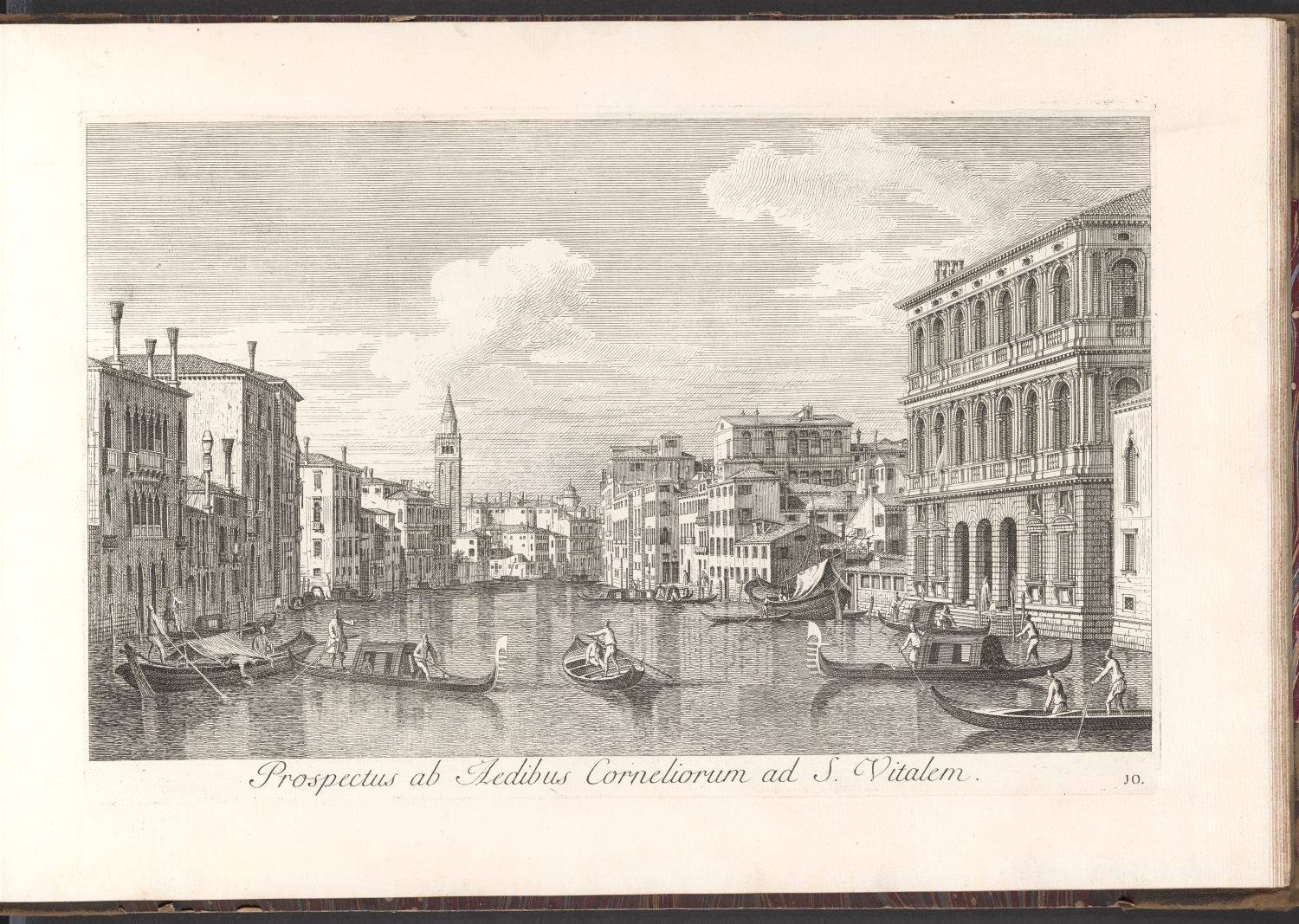 Venedig, 10. Prospectus ab Aedibus Corneliorum ad S. Vitalem. (Stiftung Händelhaus, Halle CC BY-NC-SA)
