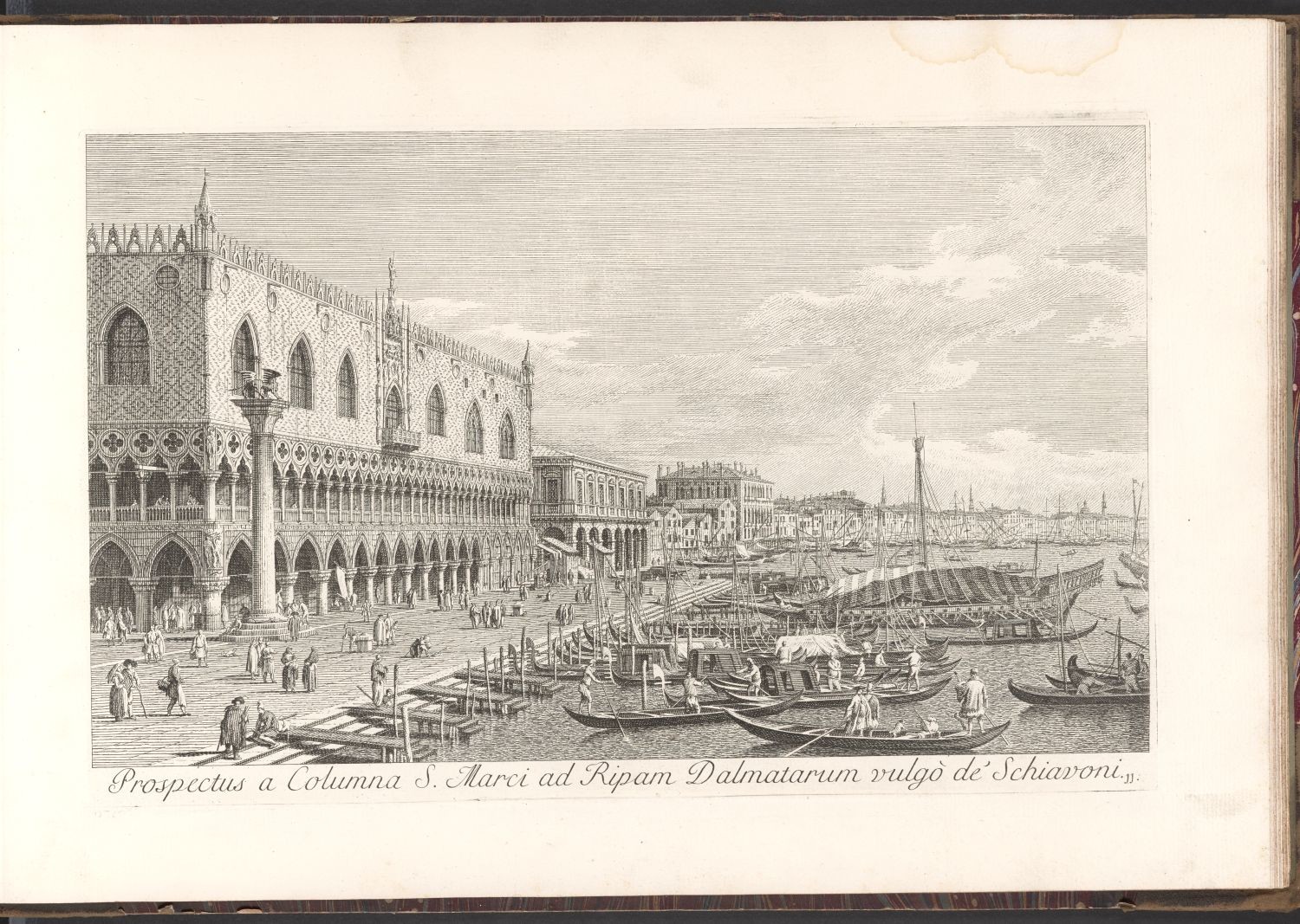Venedig, 11. Prospectus a Columna S. Marci ad Ripam Dalmatorum vulgo de'Schiavoni. (Stiftung Händelhaus, Halle CC BY-NC-SA)