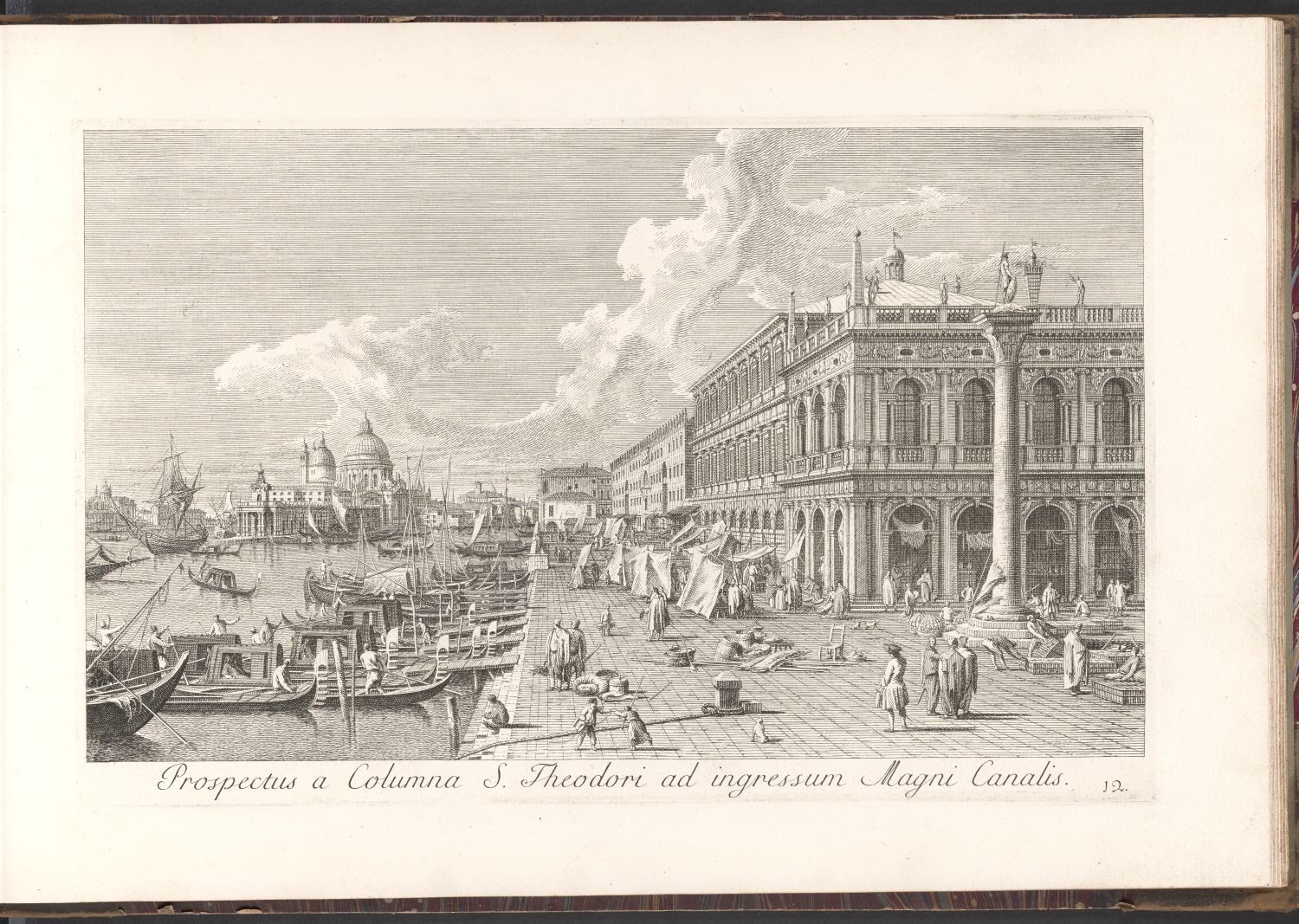 Venedig, 12. Prospectus a Columna S. Theodori ad ingressum Magni Canalis. (Stiftung Händelhaus, Halle CC BY-NC-SA)