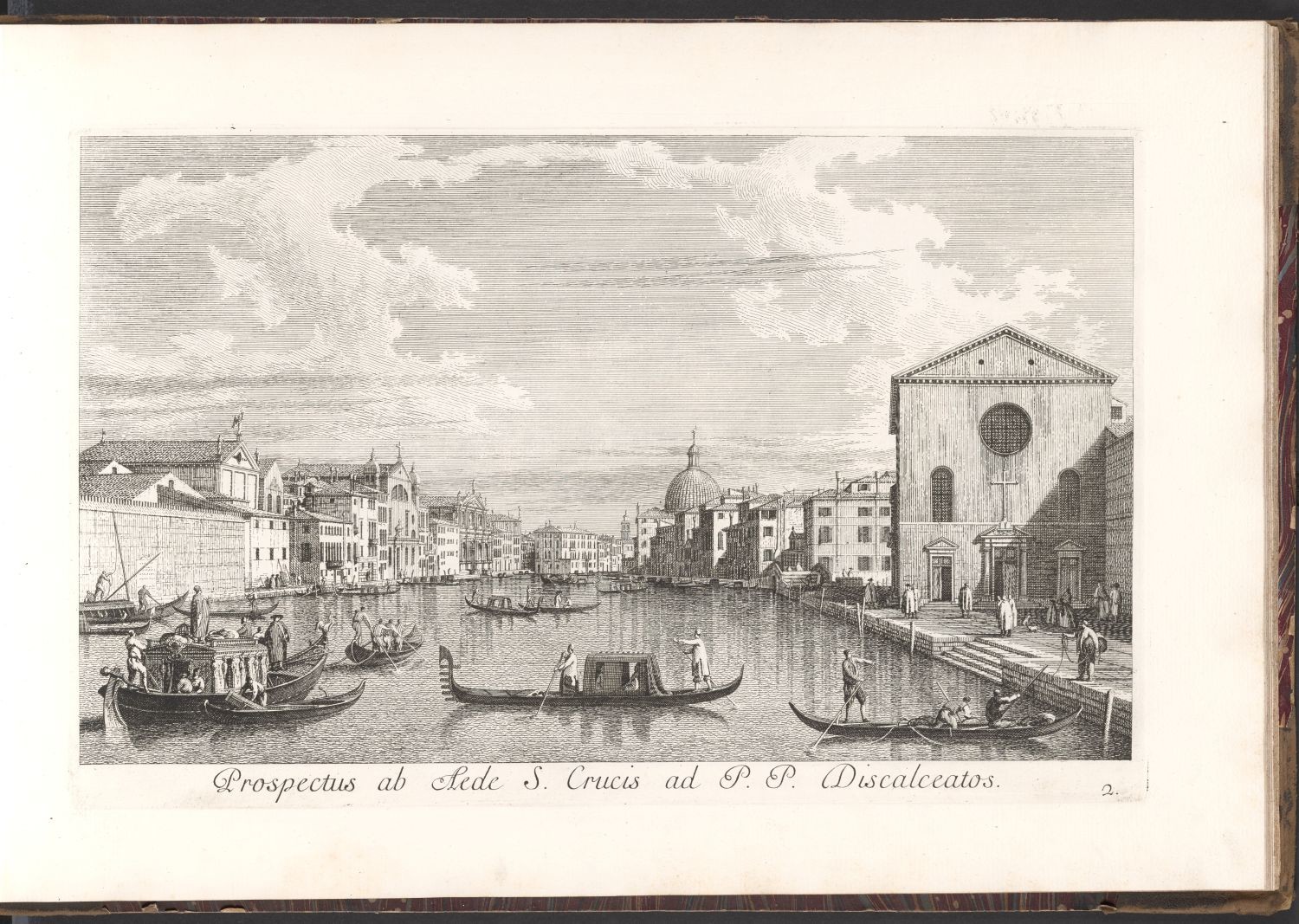 Venedig, 2. Prospectus ad Aede S. Crucis ad P.P. Discalceatos. (Stiftung Händelhaus, Halle CC BY-NC-SA)