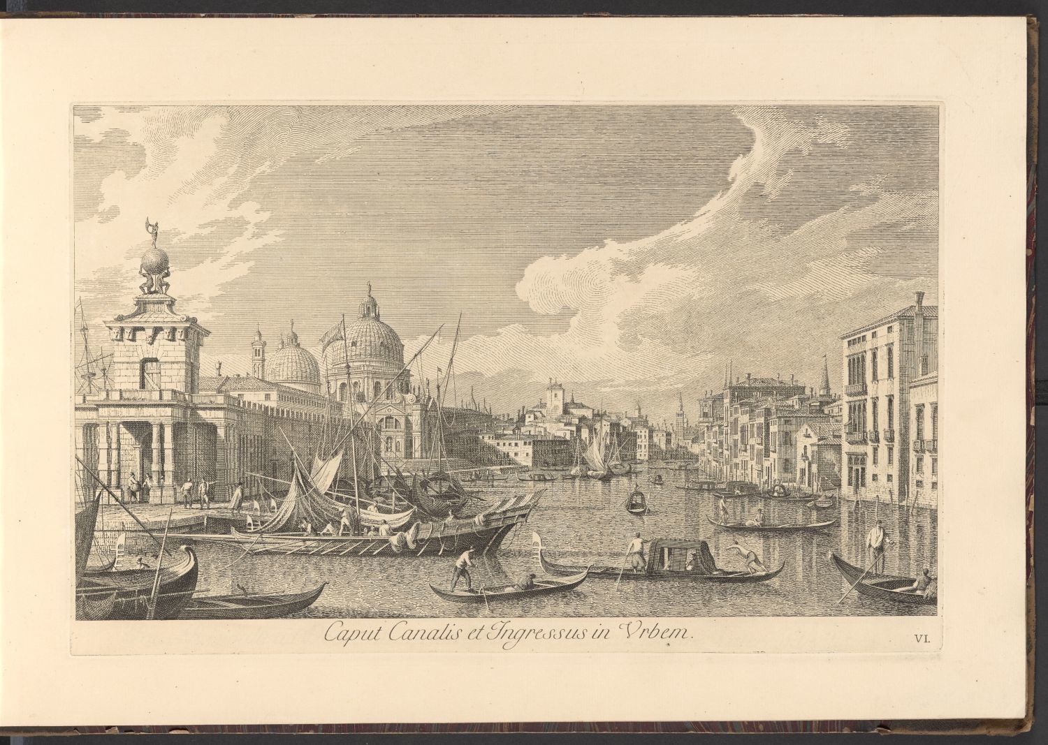 Venedig, VI. Caput Canalis et Ingressus in Urbem. (Stiftung Händelhaus, Halle CC BY-NC-SA)