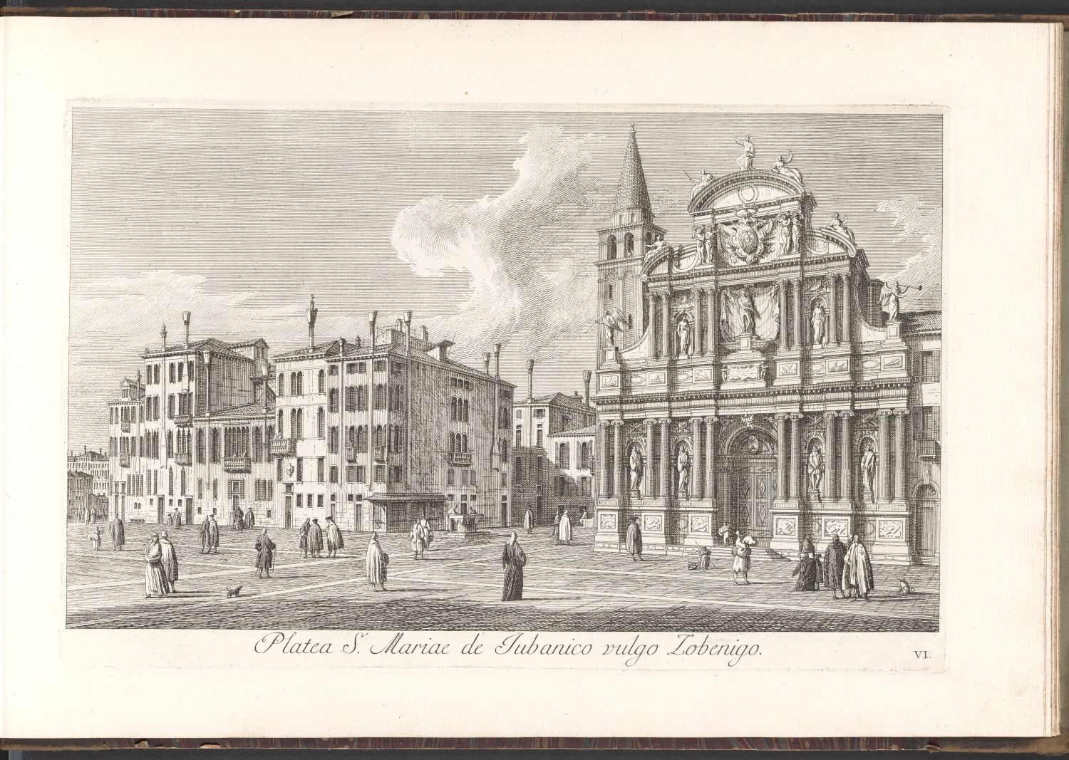 Venedig, VI. Platea S. Mariae de Jubanico vulgo Lobenigo. (Stiftung Händelhaus, Halle CC BY-NC-SA)