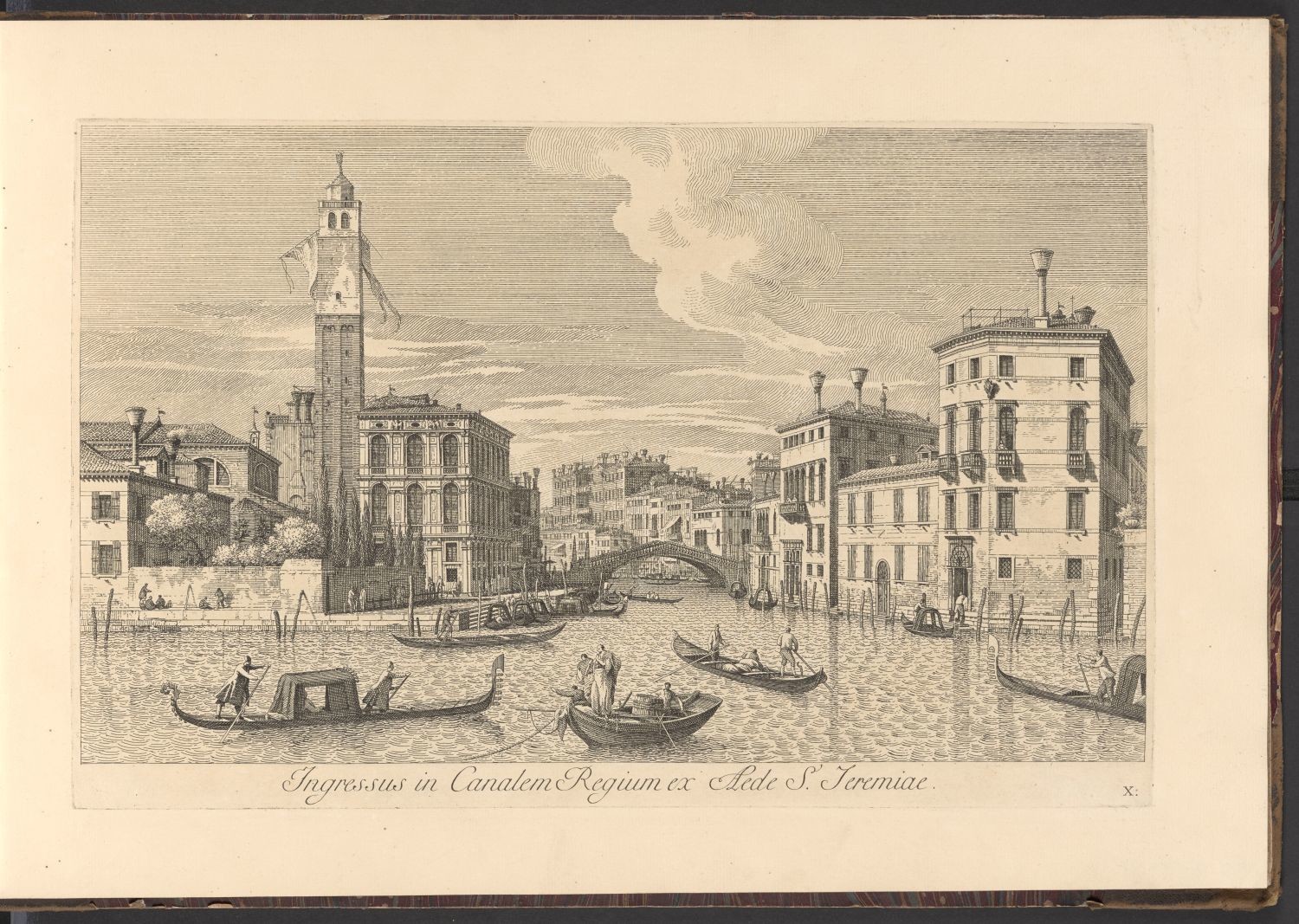 Venedig, X. Ingressus in Canalem Regium ex Aede S. Jeremiae. (Stiftung Händelhaus, Halle CC BY-NC-SA)