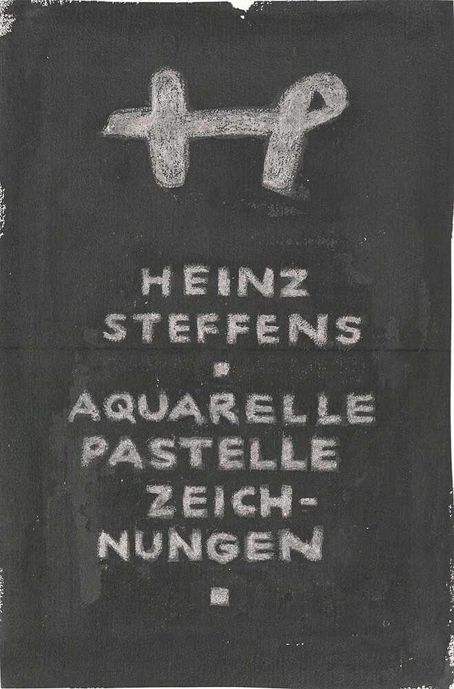 Heinz Steffens. Aquarelle, Pastelle, Zeichnungen (Museum Schloss Bernburg / Deutsche Stiftung Denkmalschutz CC BY-NC-SA)