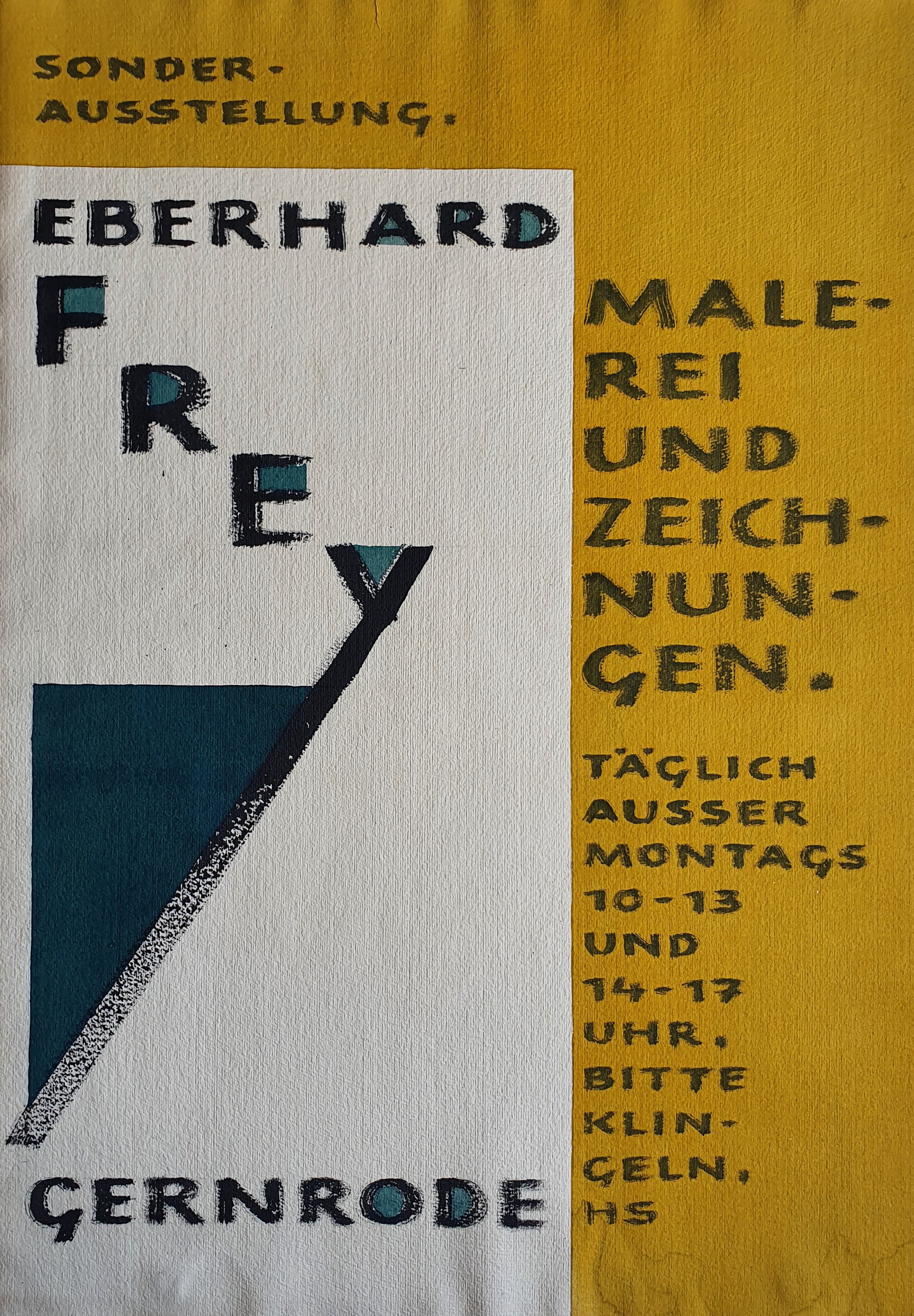 Sonderausstellung Eberhardt Frey, Gernrode - Malerei und Zeichnungen (Museum Schloss Bernburg CC BY-NC-SA)