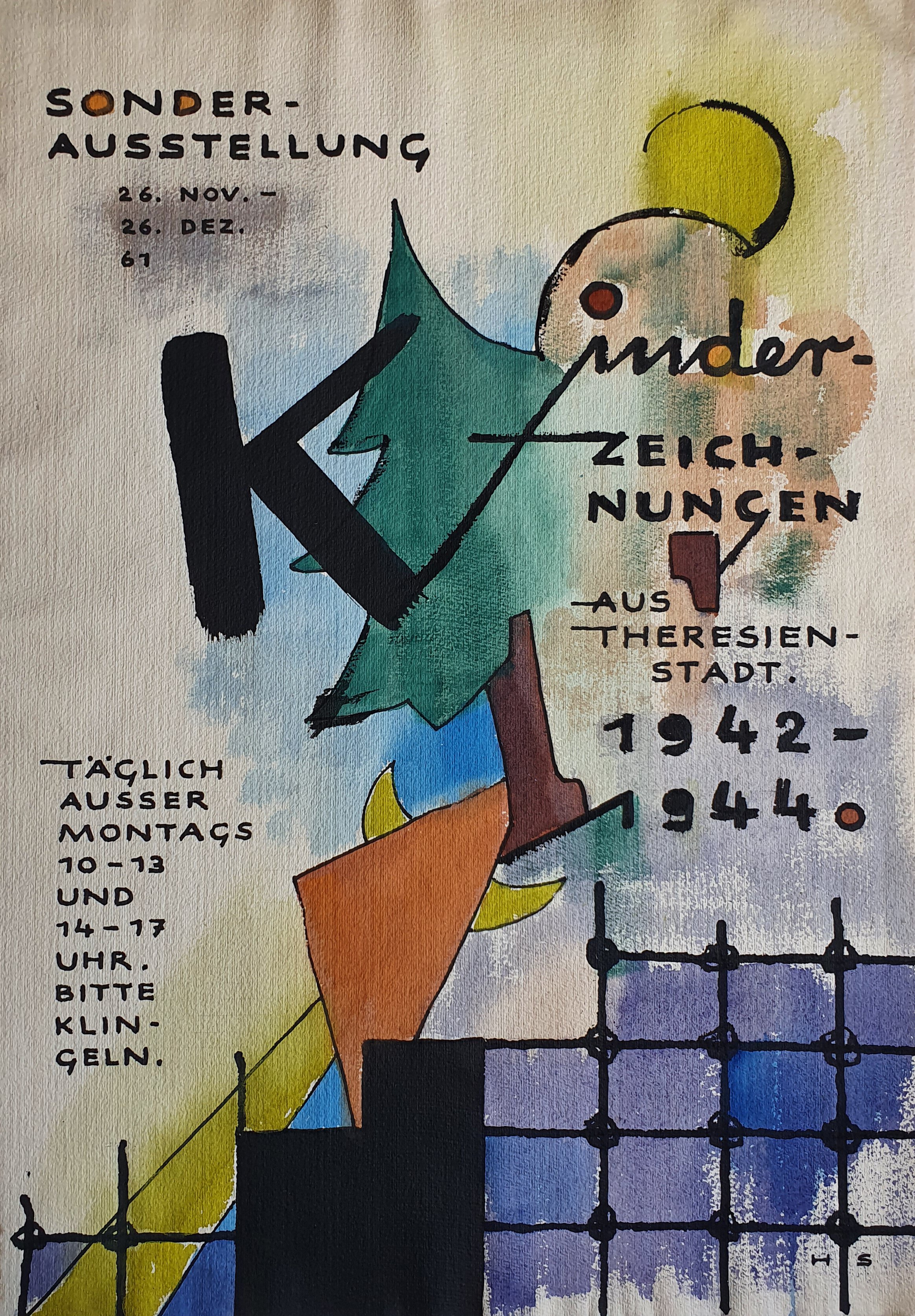 Sonderausstellung Kinderzeichnungen aus Theresienstadt 1942-1944 (Museum Schloss Bernburg CC BY-NC-SA)